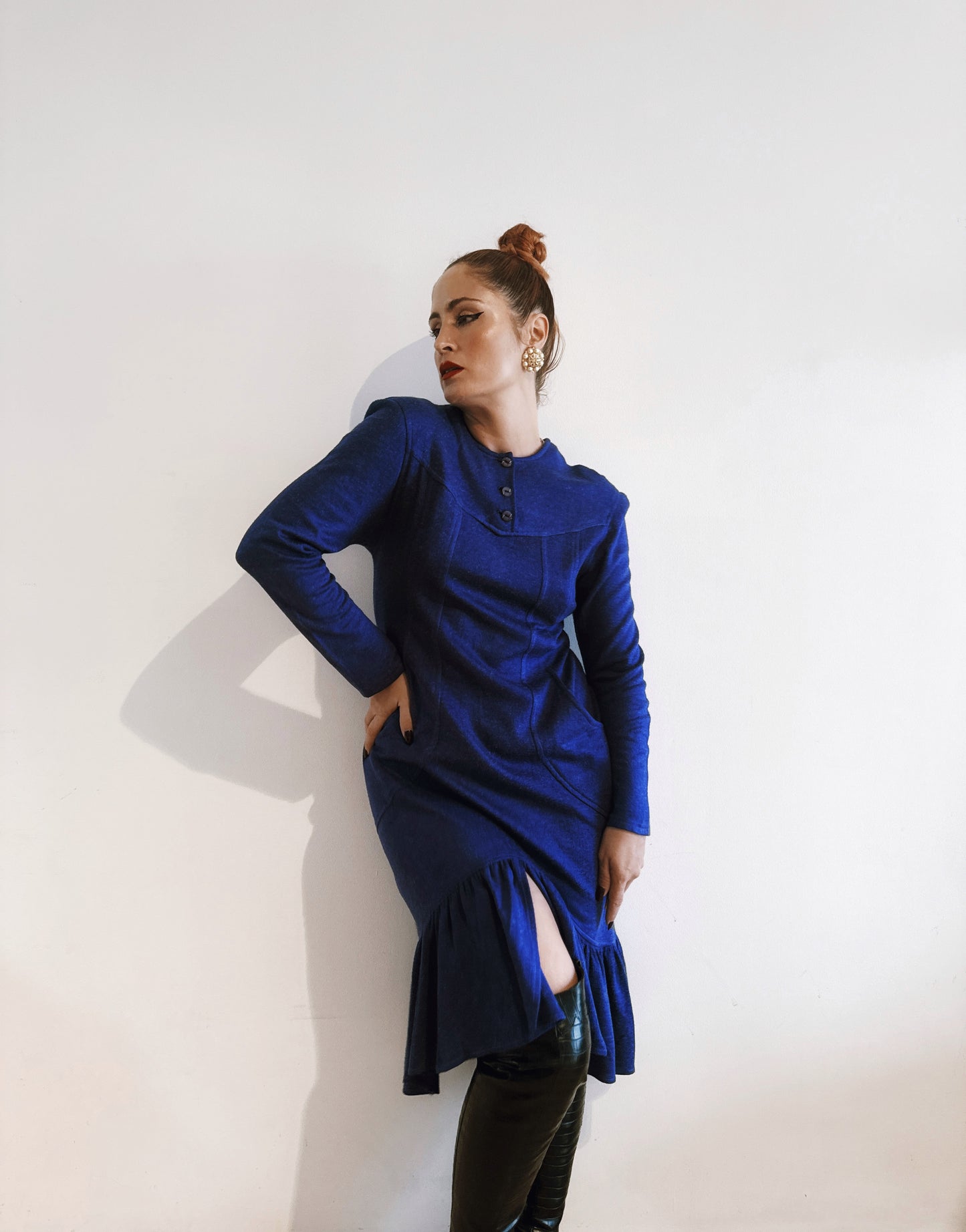 Vestido vintage azul