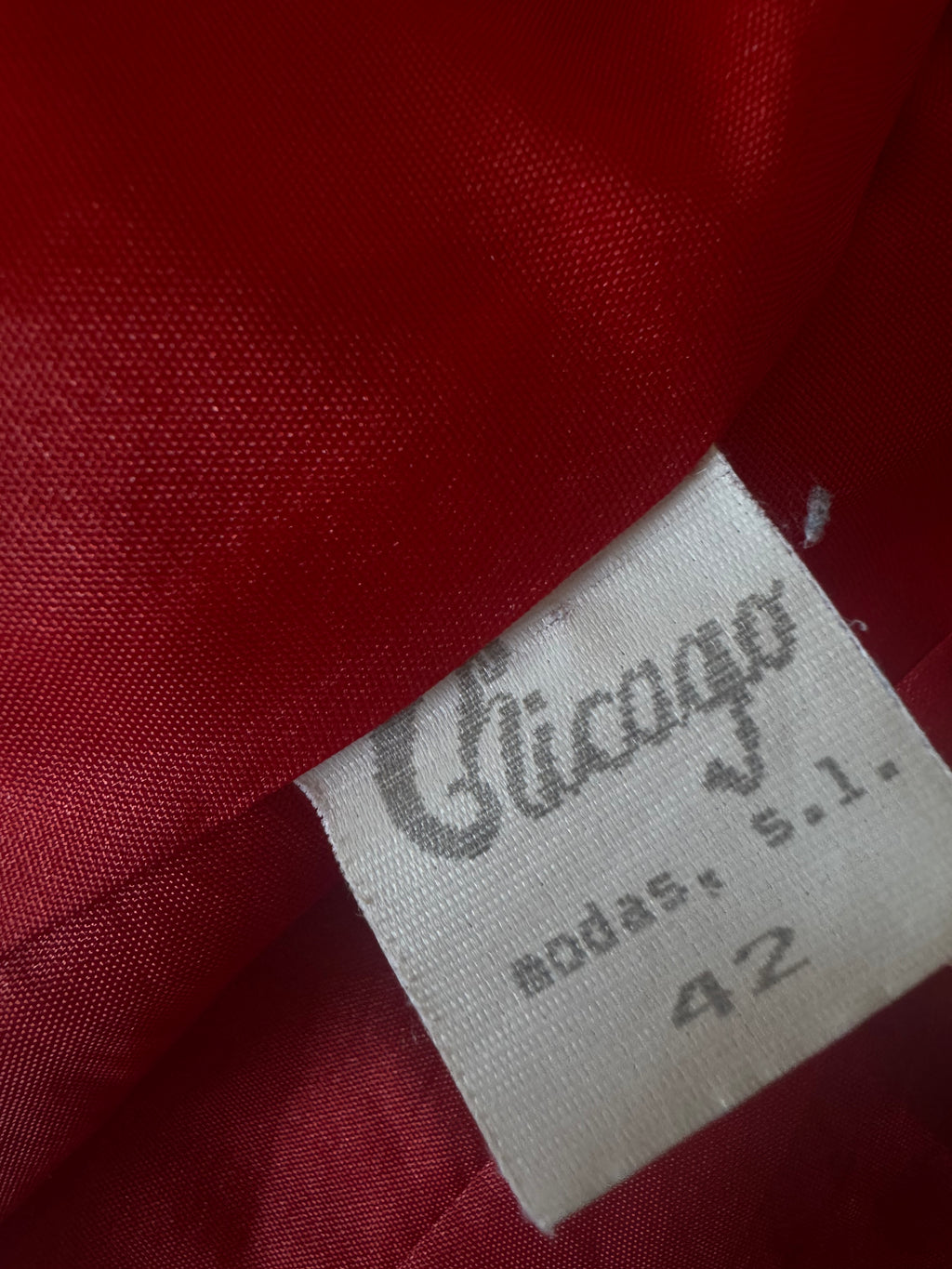 Blazer vintage rojo intenso 90s (T.42)