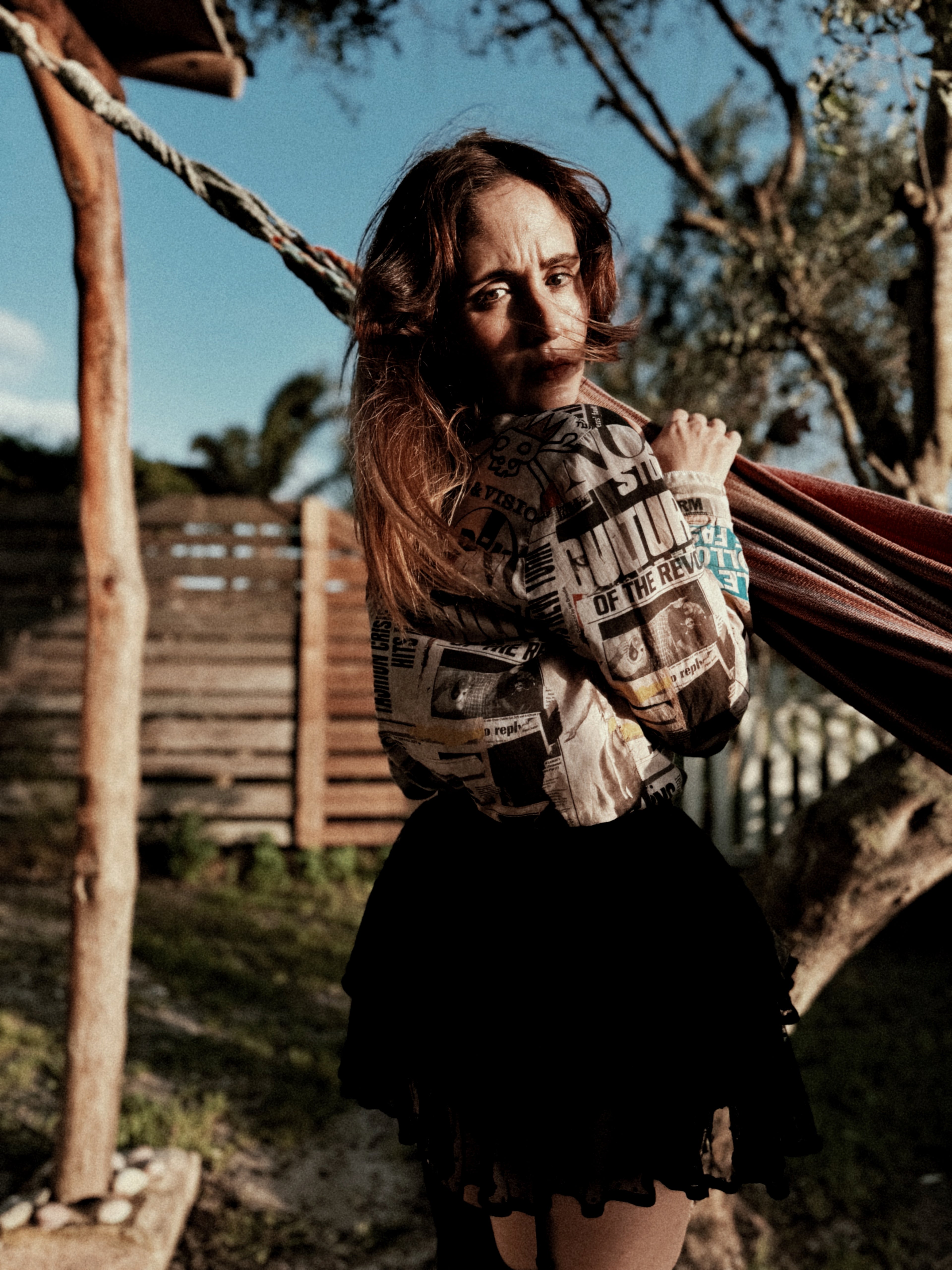 Camisa periódico Desigual (T.S)