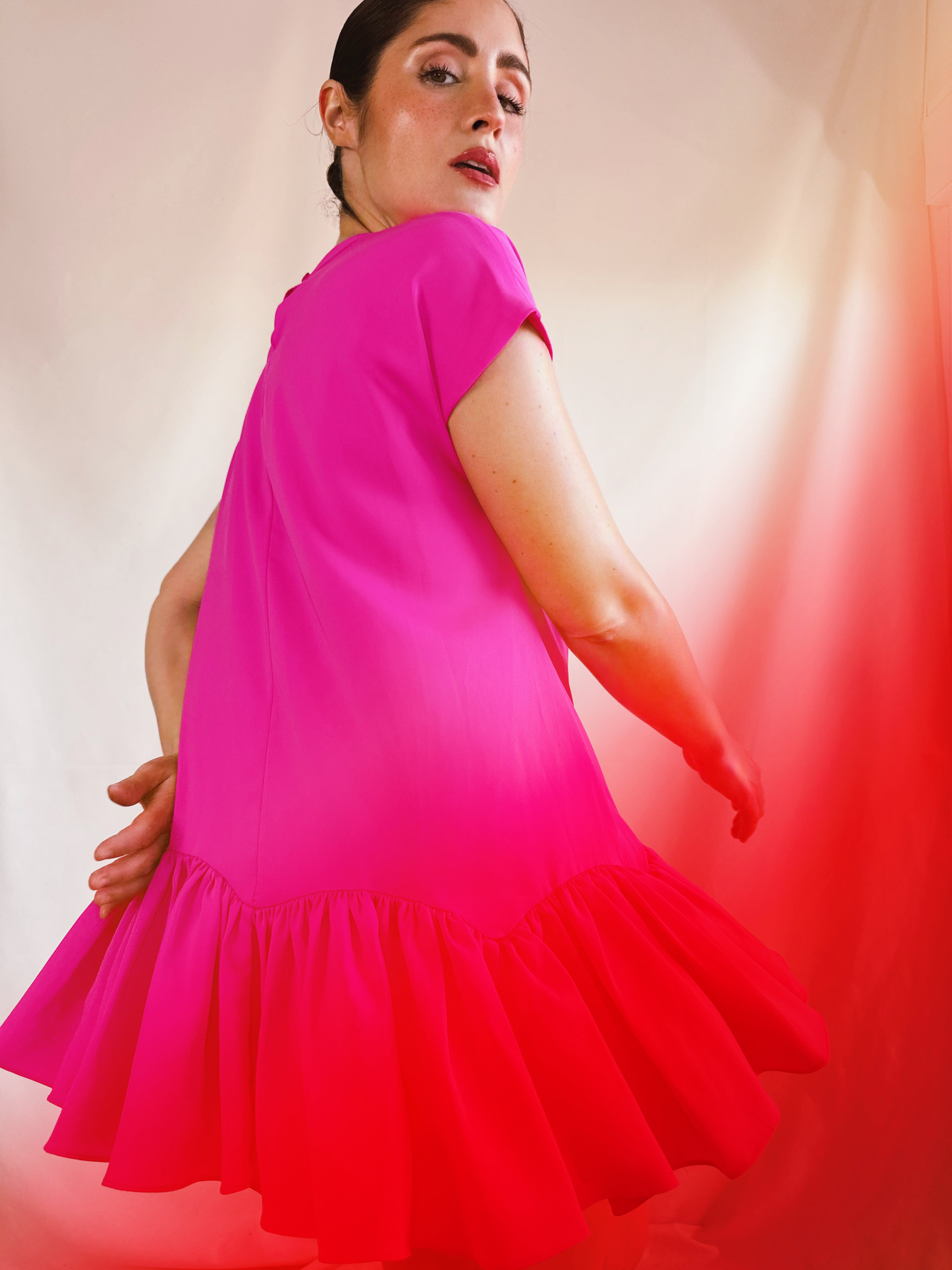 Mini vestido fucsia SaVida (T.40)
