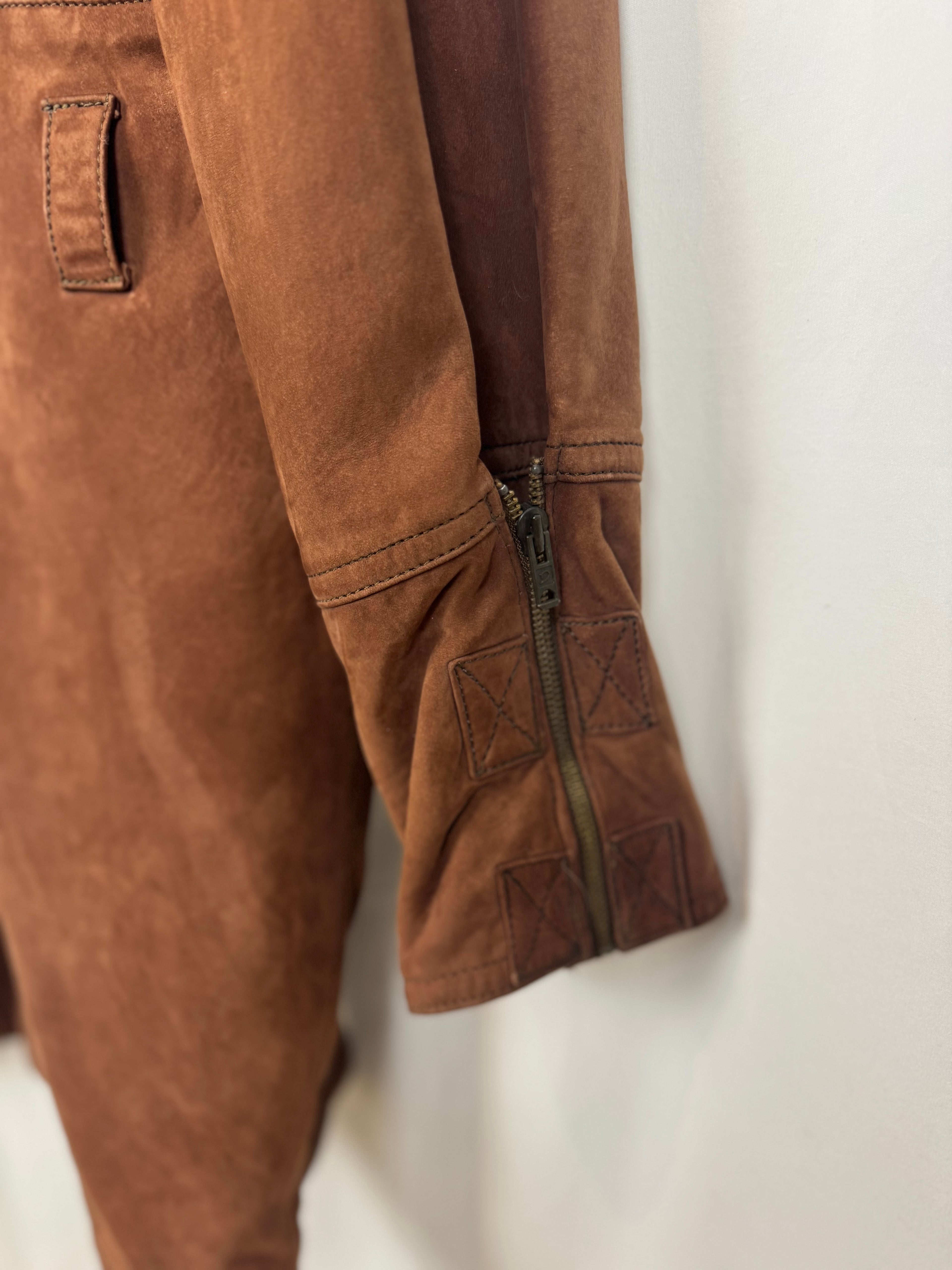 Abrigo vintage 100% piel ovina nacional