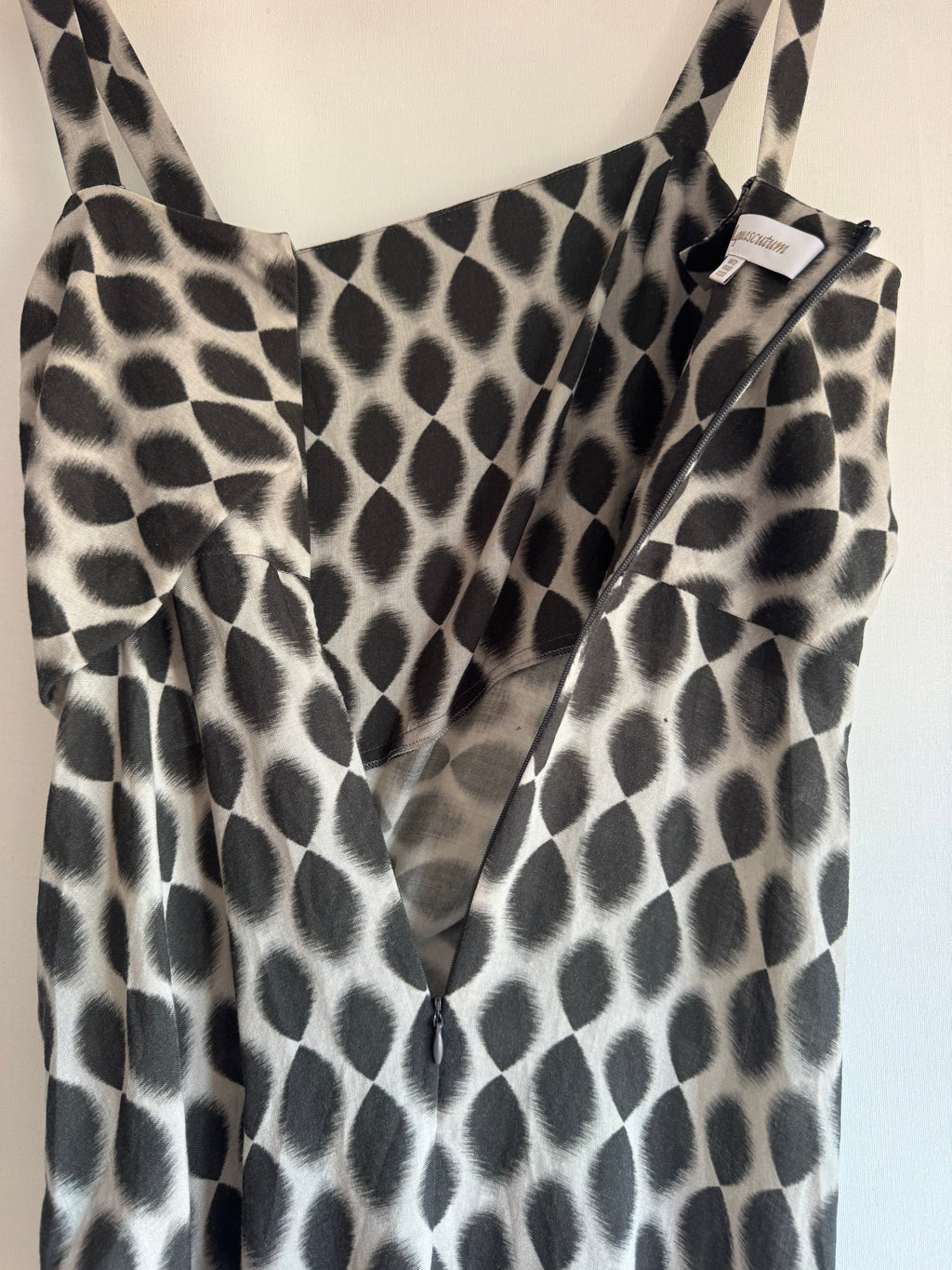 Vestido Vintage Aquascutum Seda & Lana · Made in Portugal · Designer Draped Maxi Dress