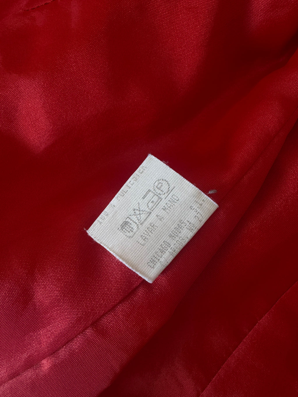 Blazer vintage rojo intenso 90s (T.42)