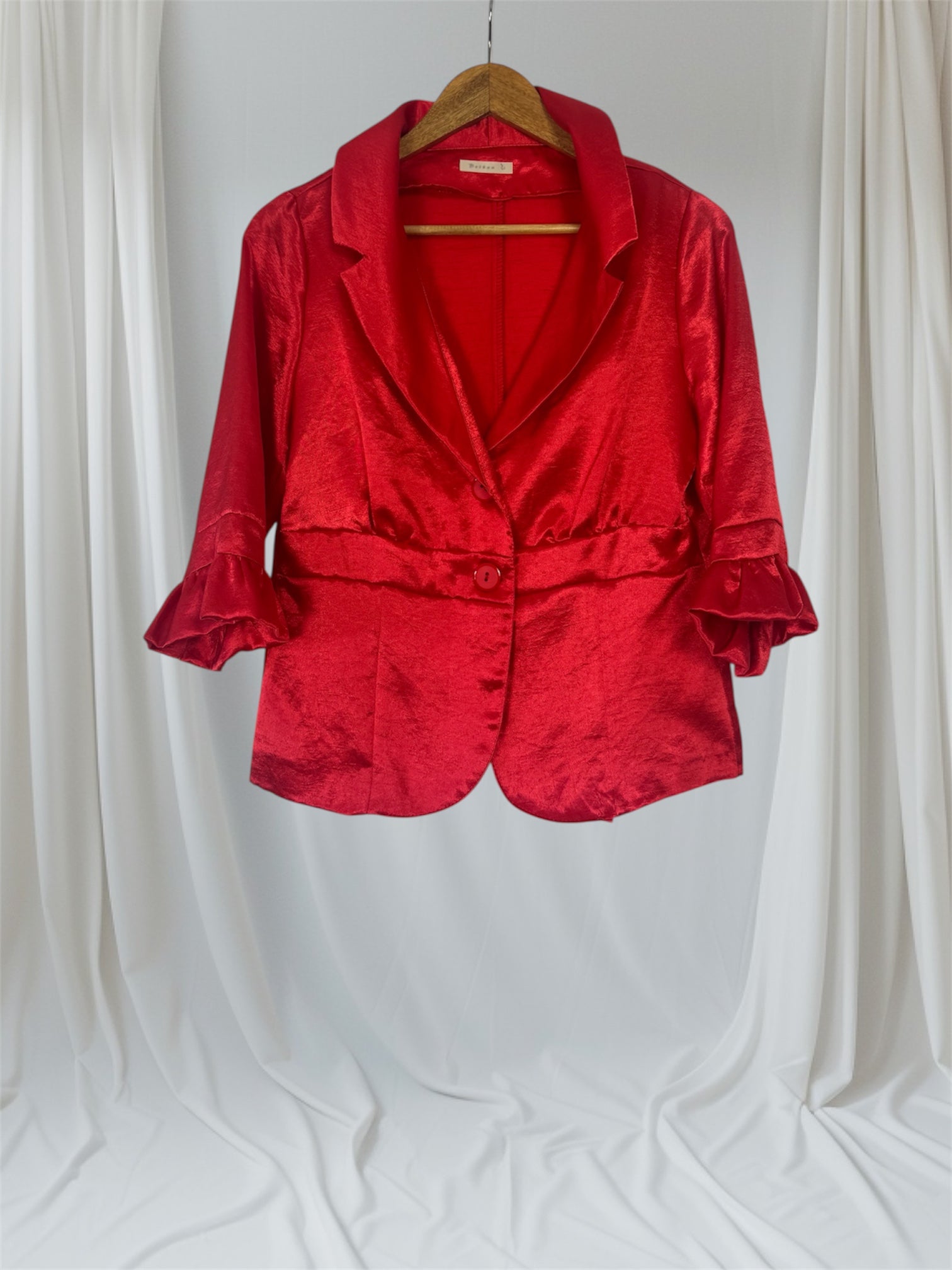 Blazer satinada vintage Delban