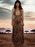 Vestido print animal