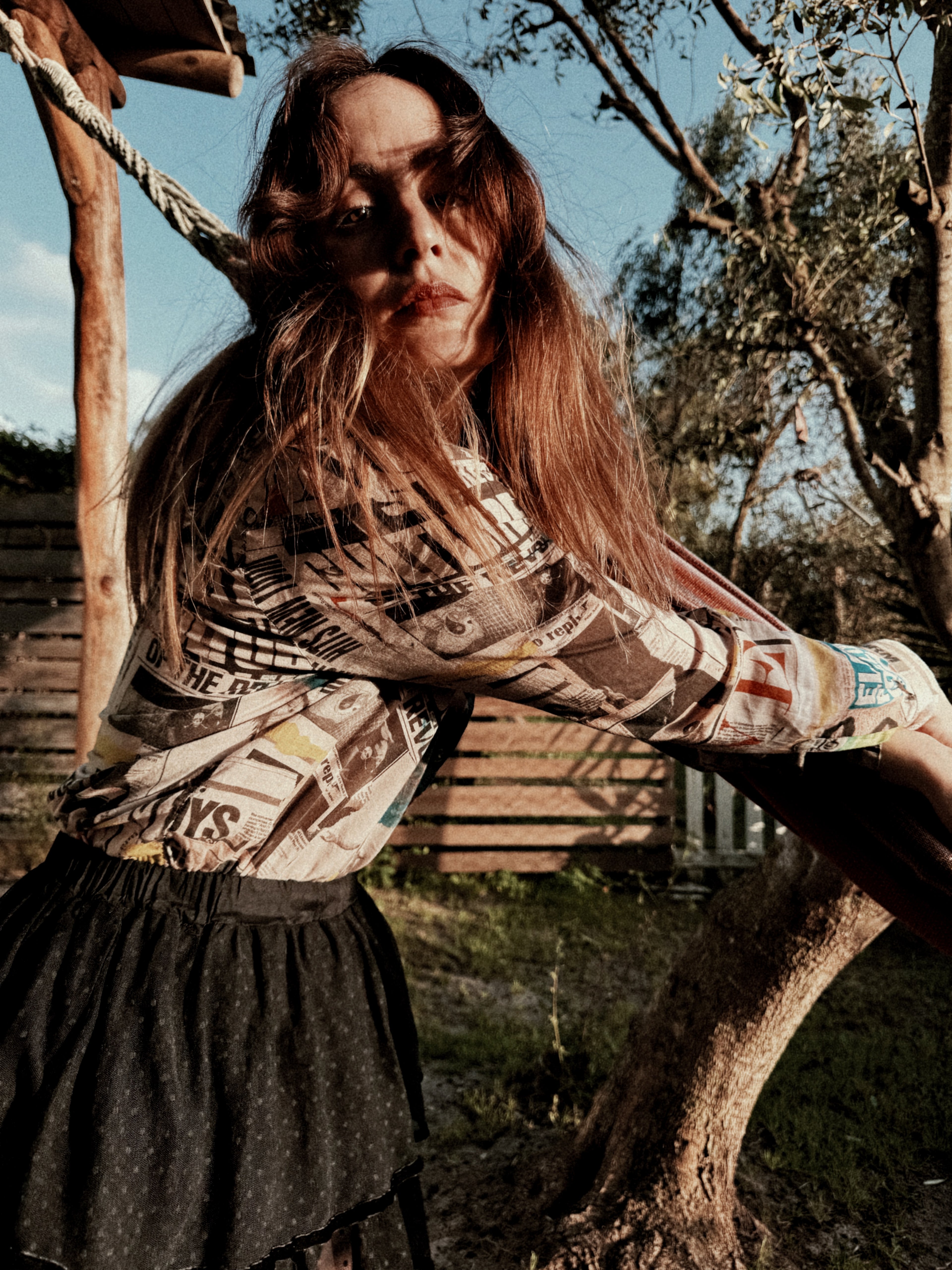 Camisa periódico Desigual (T.S)