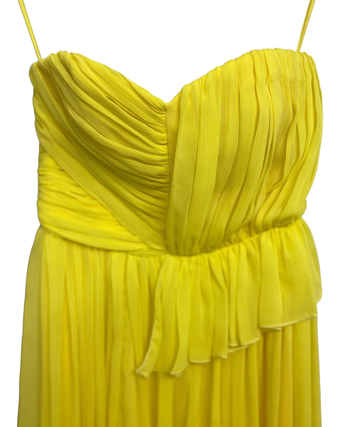 Vestido amarillo Mango