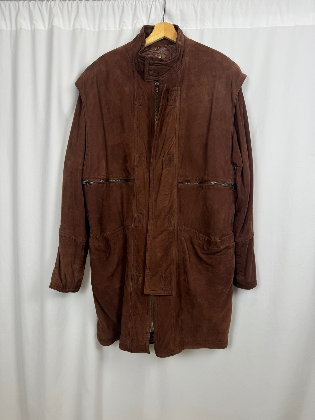 Abrigo vintage 100% piel ovina nacional