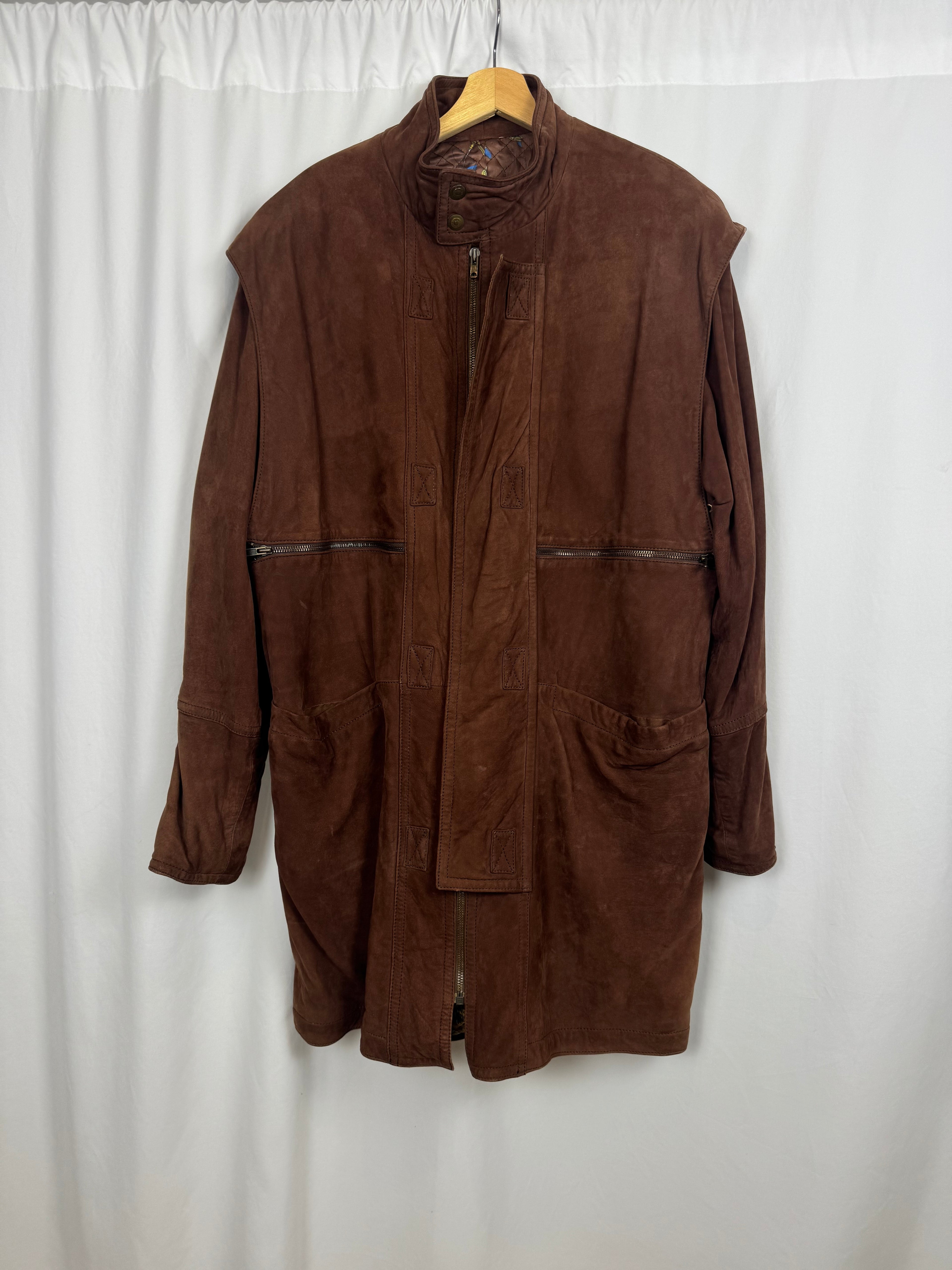 Abrigo vintage 100% piel ovina nacional