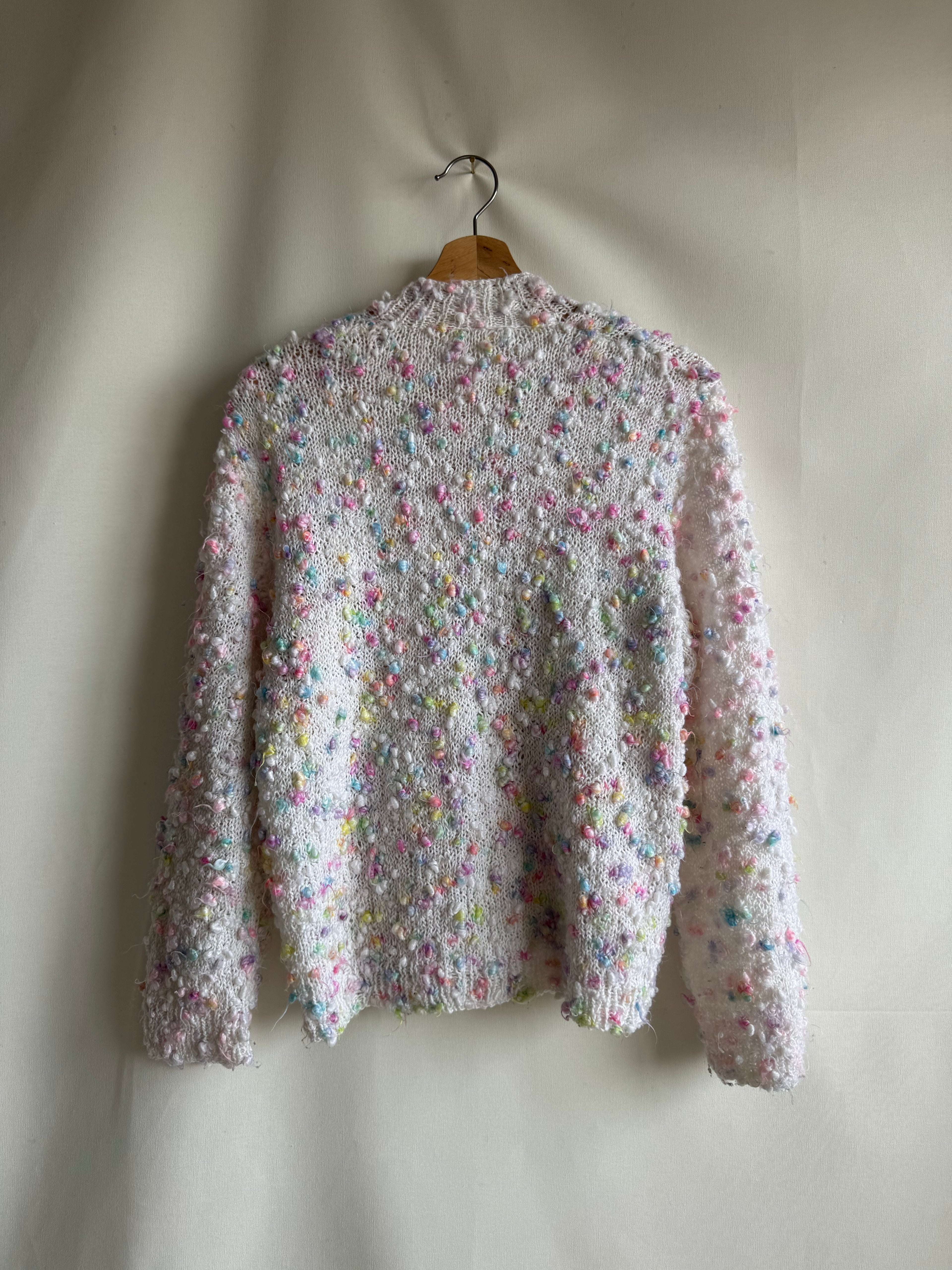 Cardigan Vintage 90s Confetti Knit Multicolor (T.U)