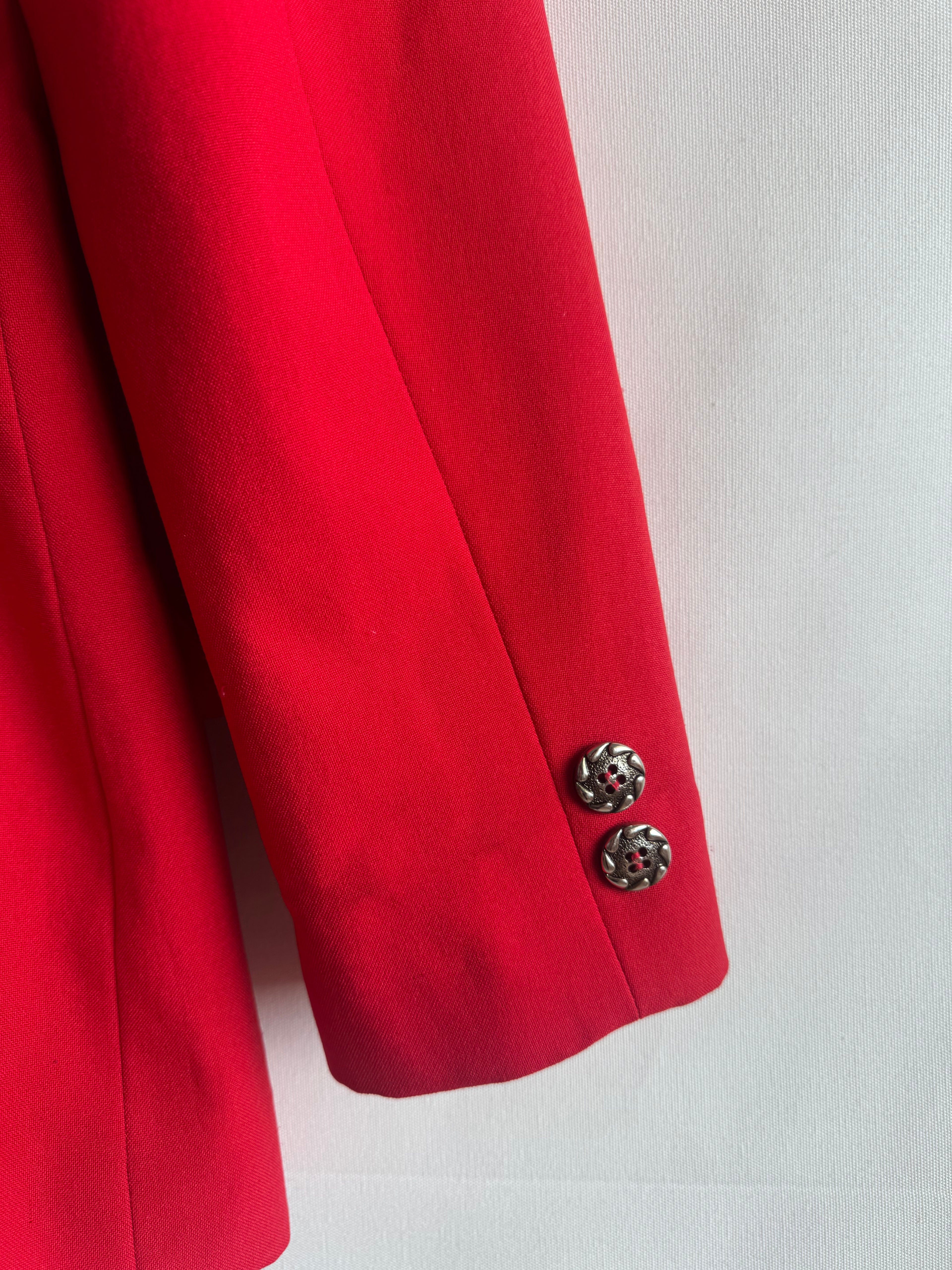 Blazer vintage rojo intenso 90s (T.42)