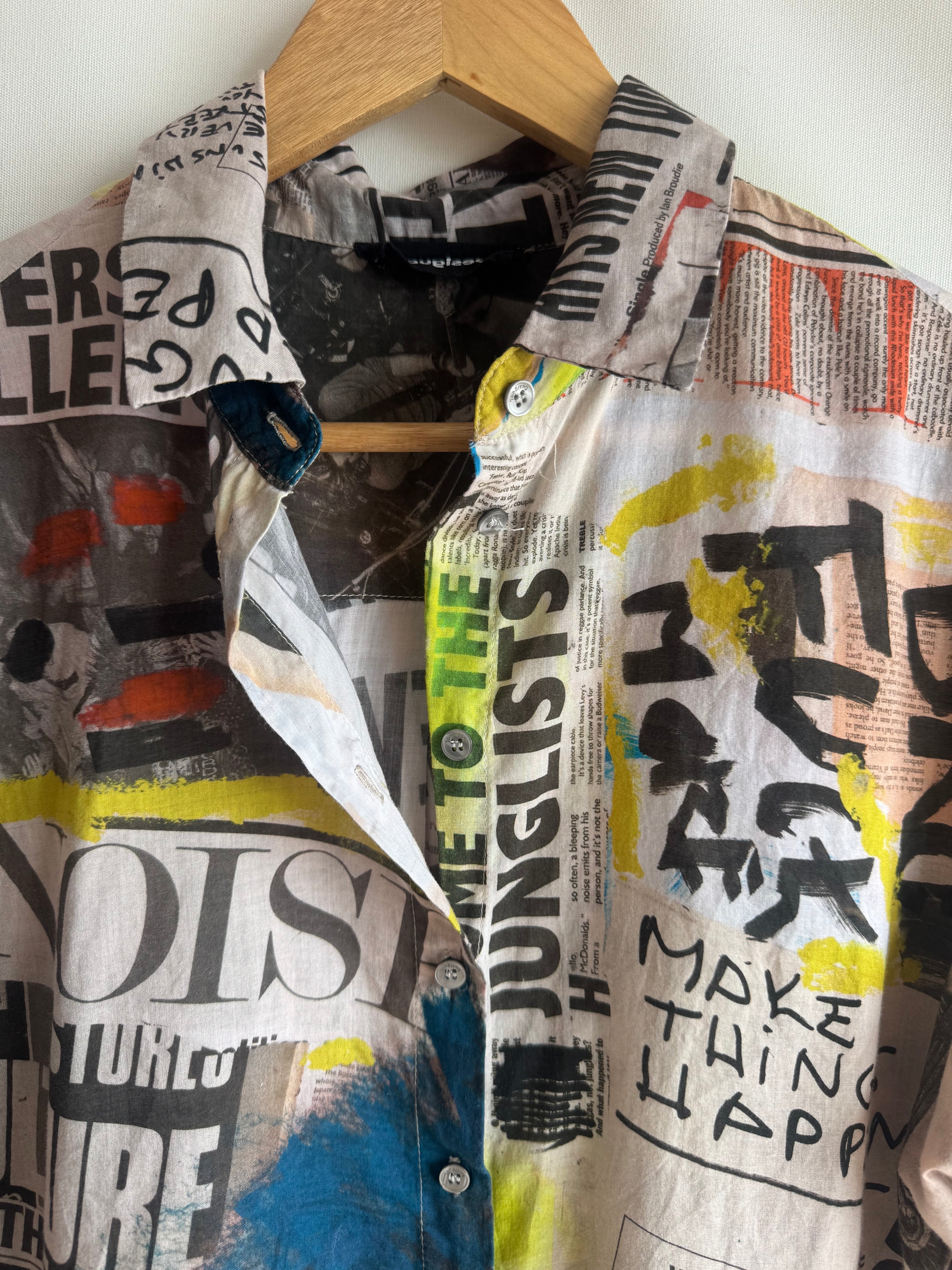 Camisa periódico Desigual (T.S)