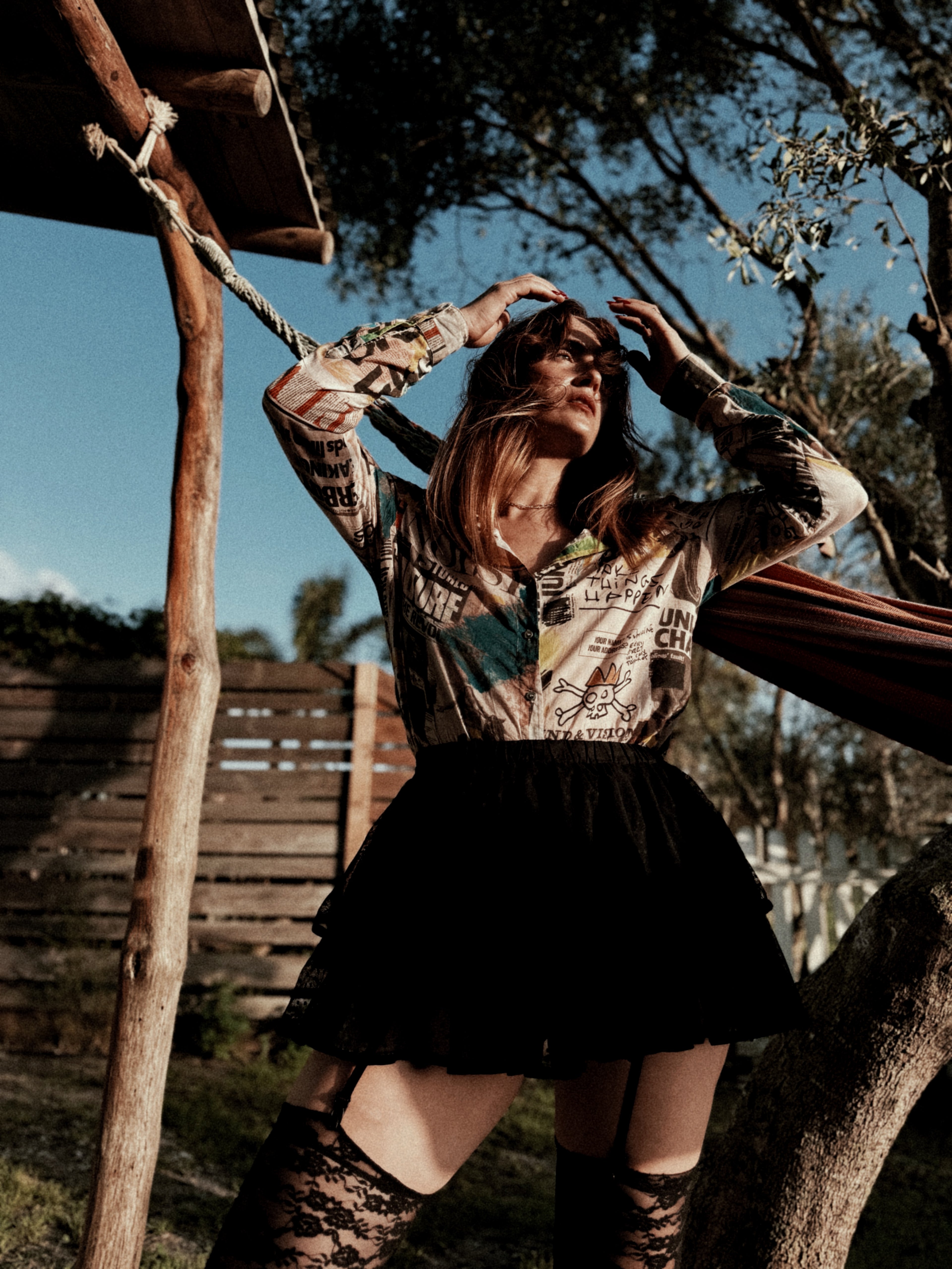 Camisa periódico Desigual (T.S)