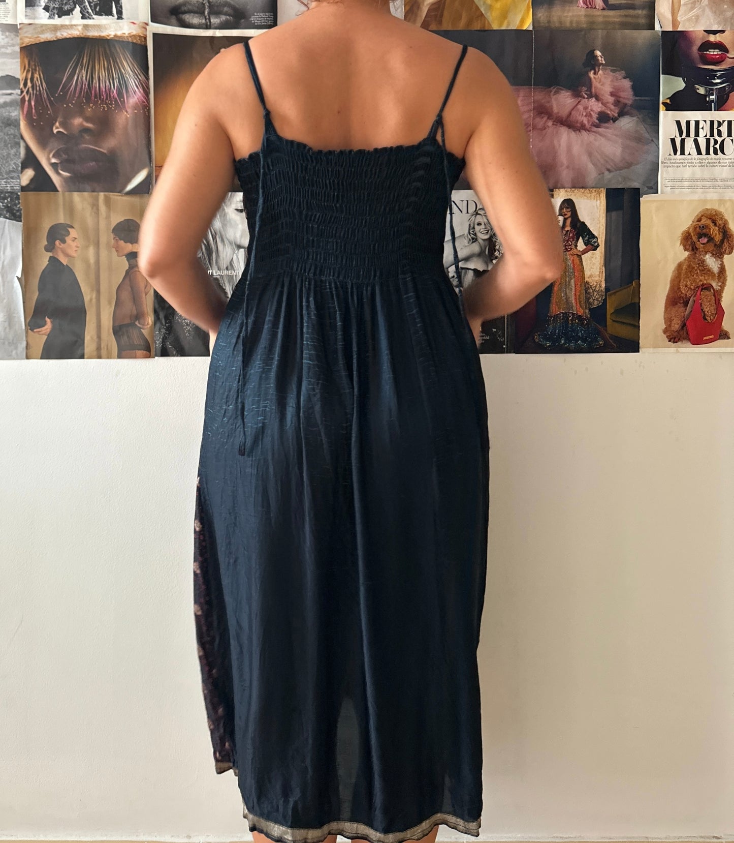 Vestido seda