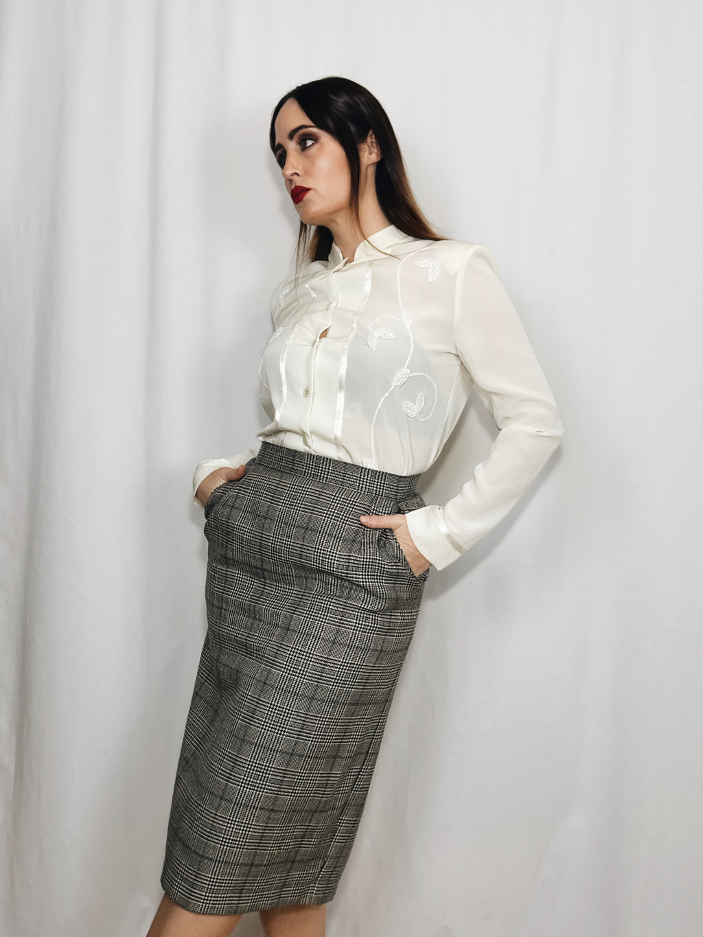 Falda vintage lana  St. Michael