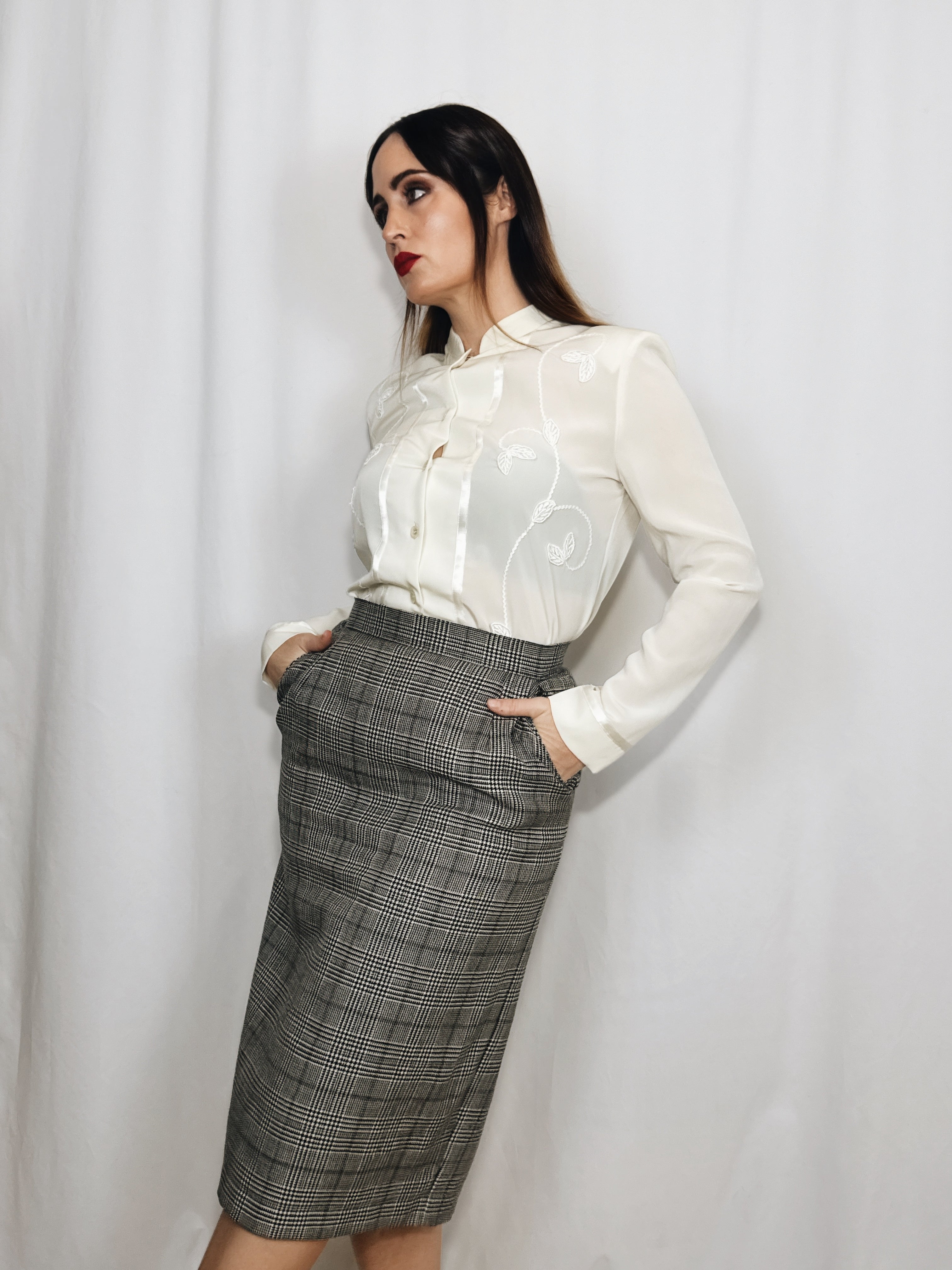 Falda vintage lana  St. Michael