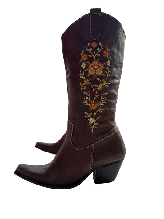 Botas Cowboy piel vintage