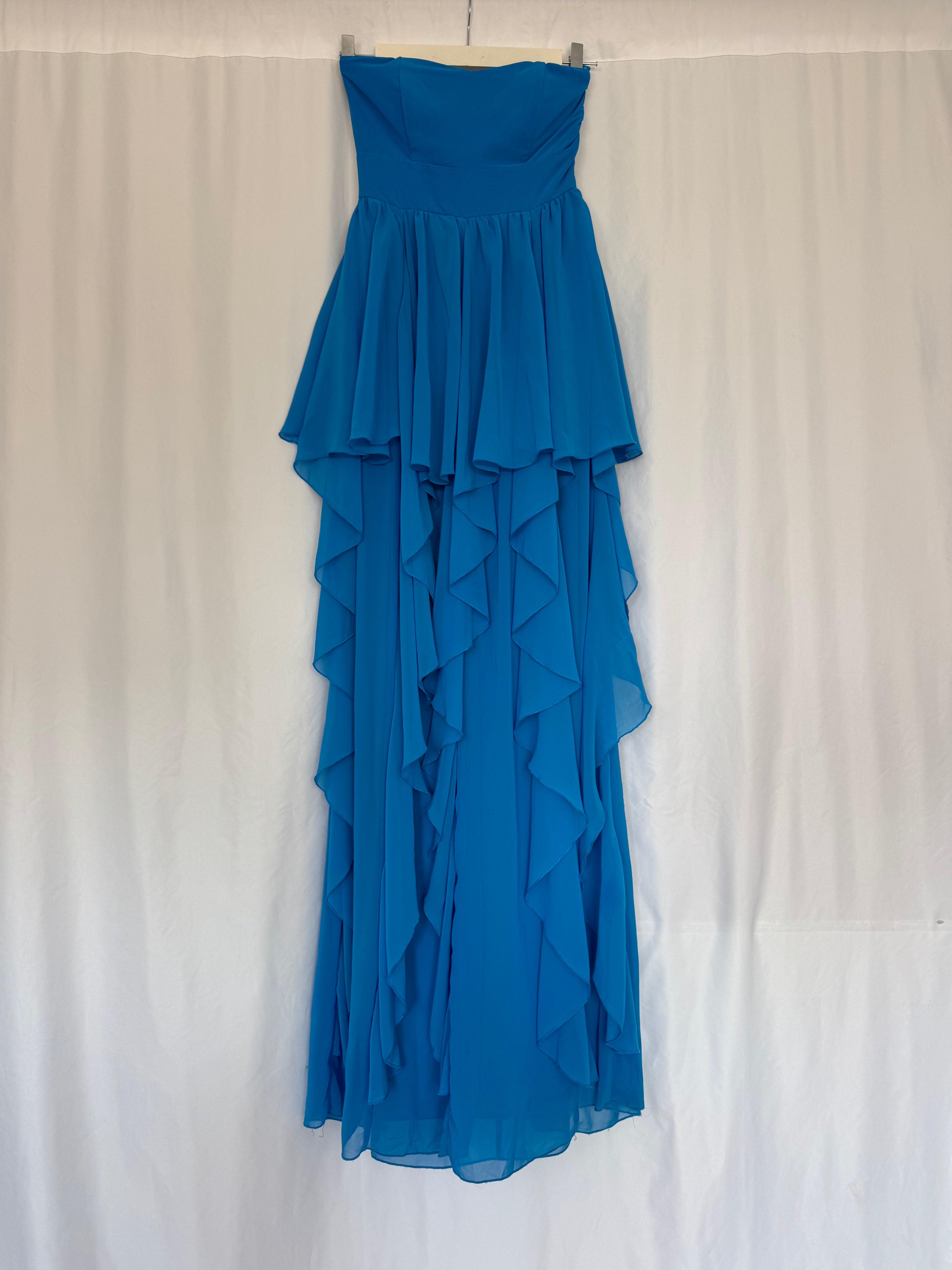 Vestido Largo Poète - Turquesa