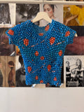 Top vintage nido de abeja