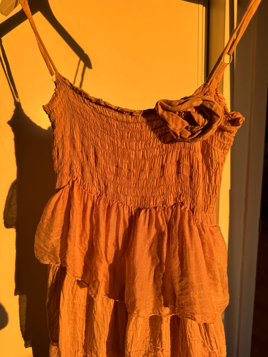 Vestido de seda