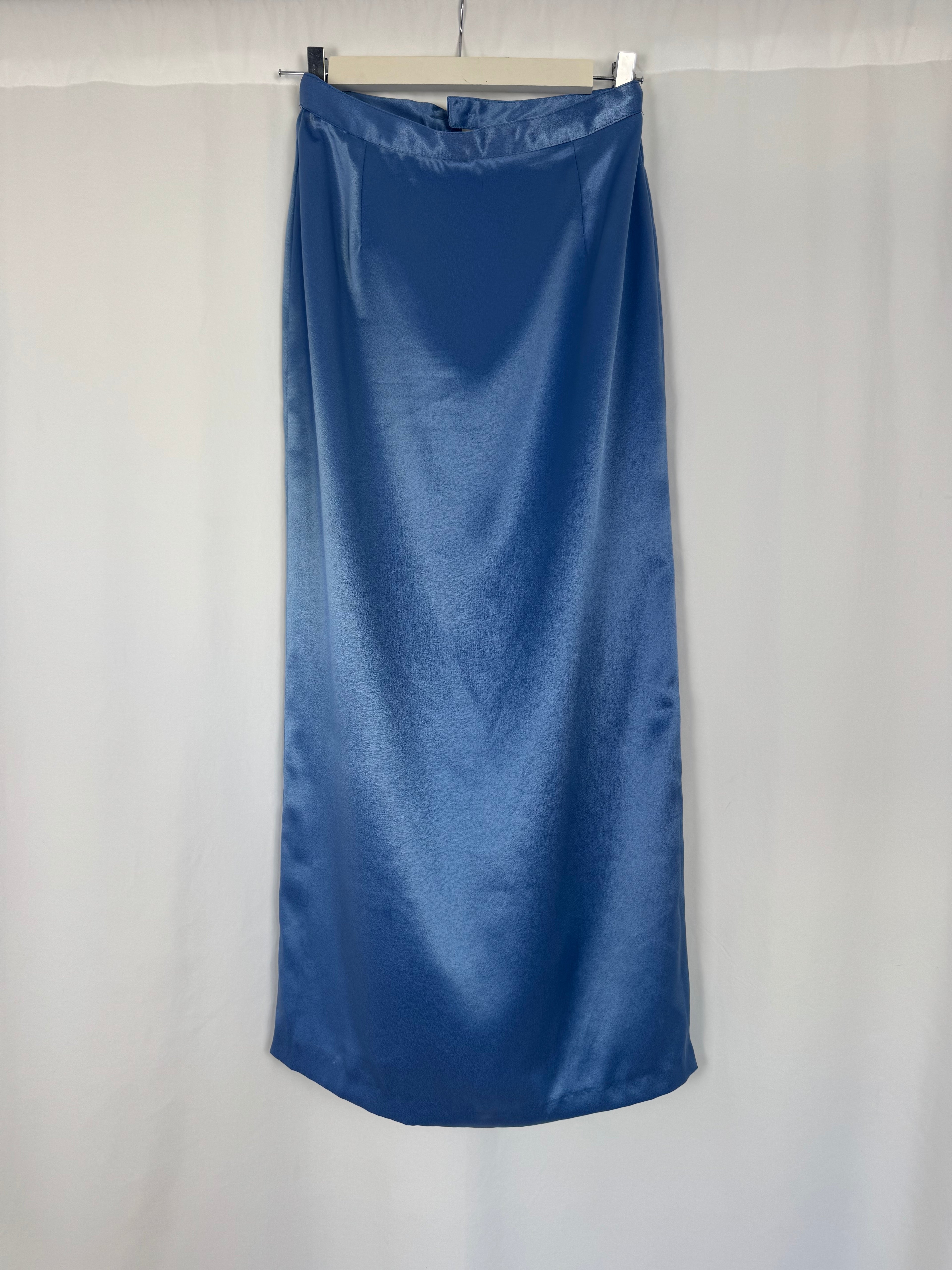 Falda vintage satén