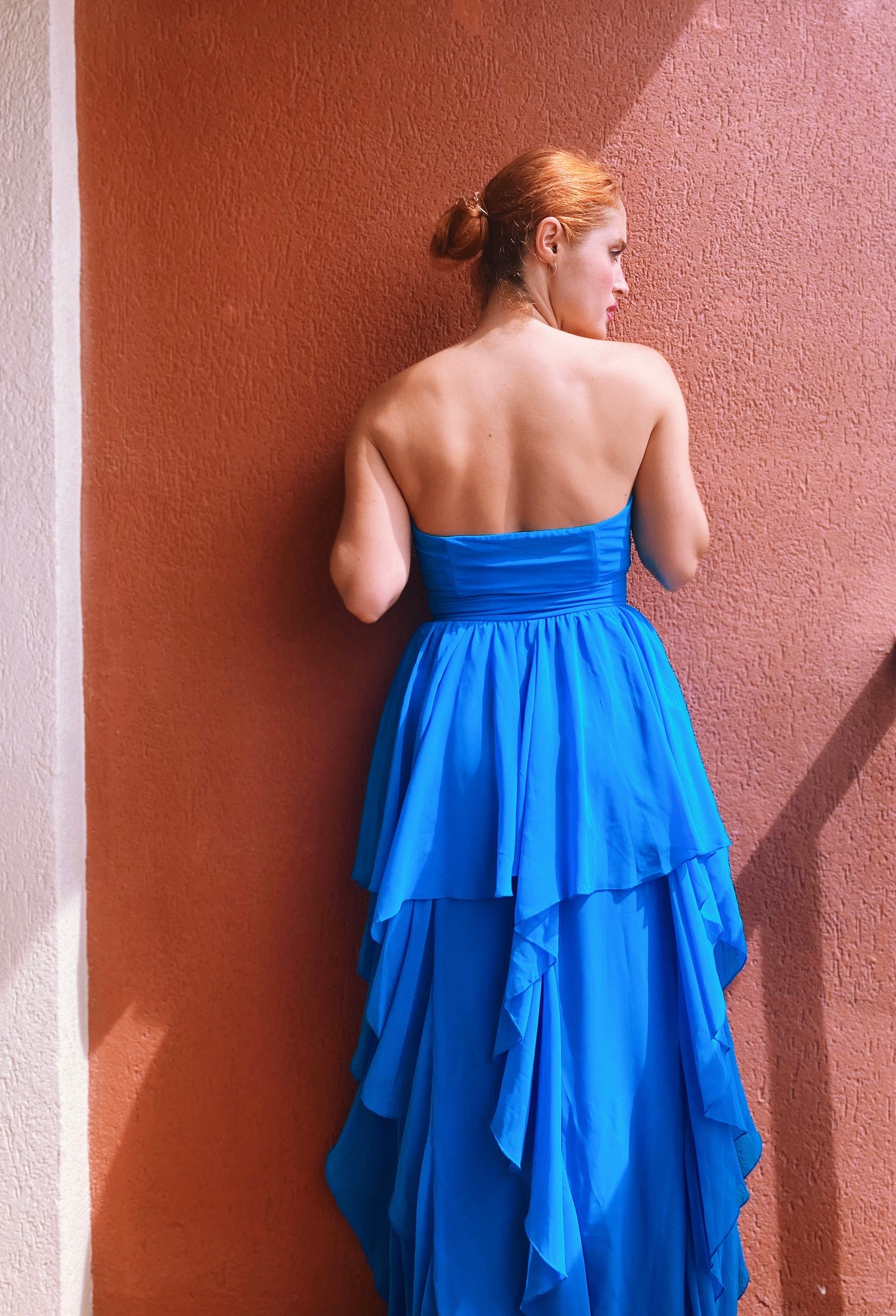 Maxi vestido azul Poete