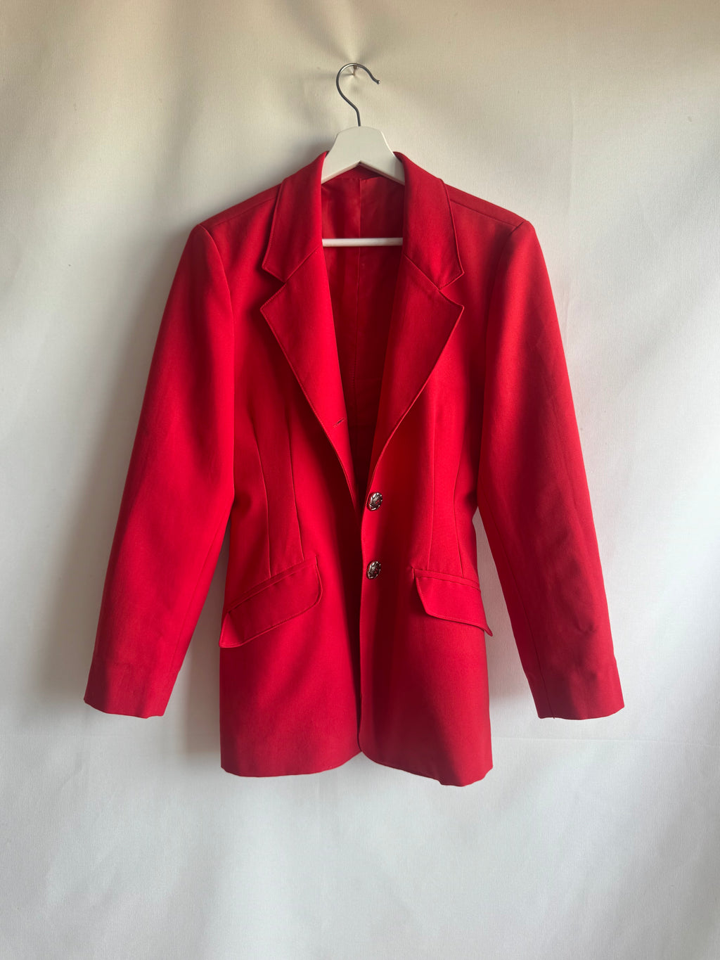 Blazer vintage rojo intenso 90s (T.42)