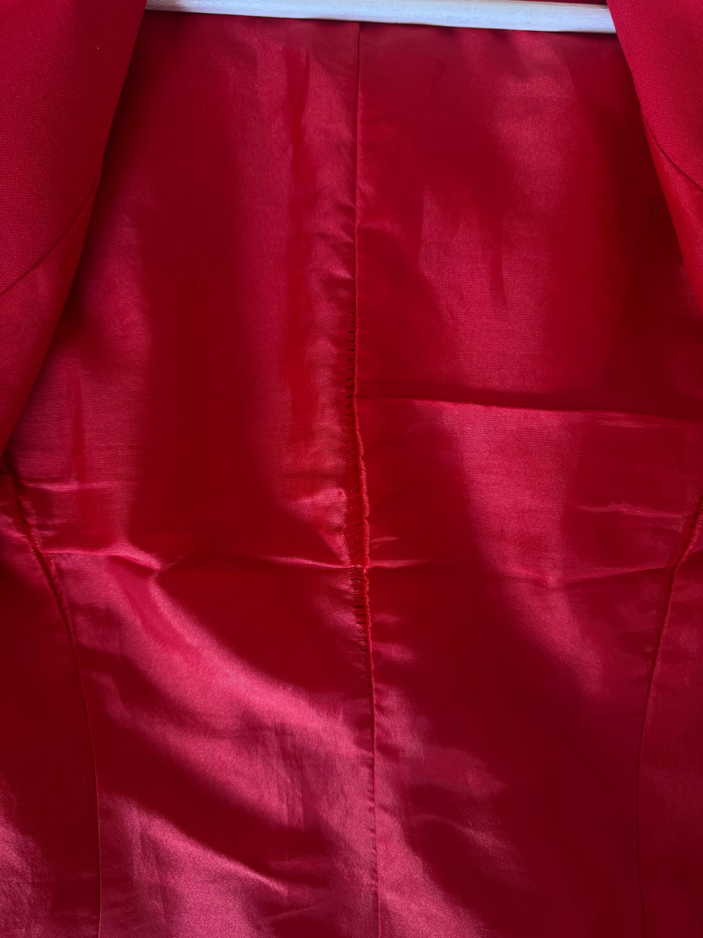 Blazer vintage rojo intenso 90s (T.42)