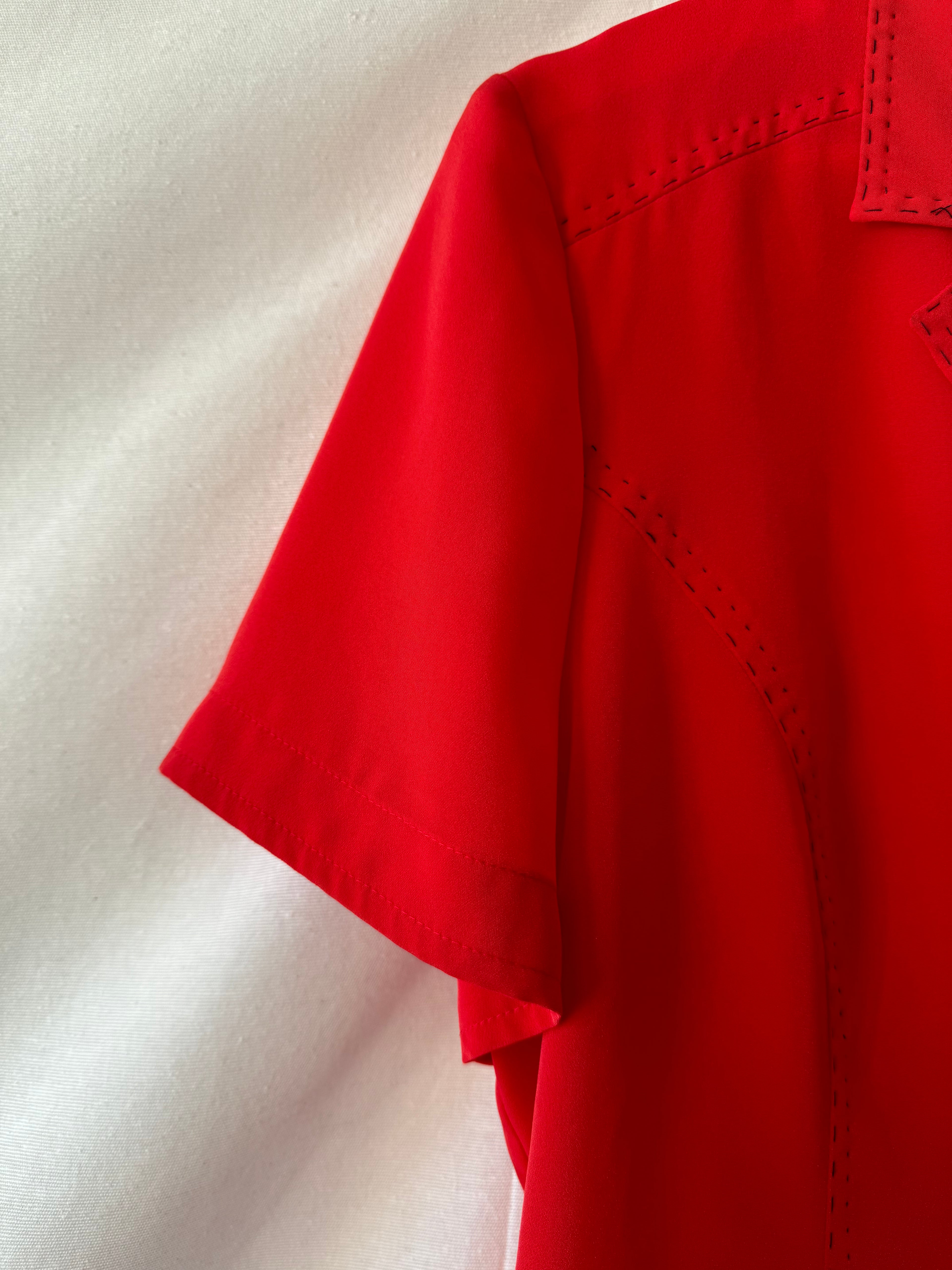 Blusa Rosas Rojas
