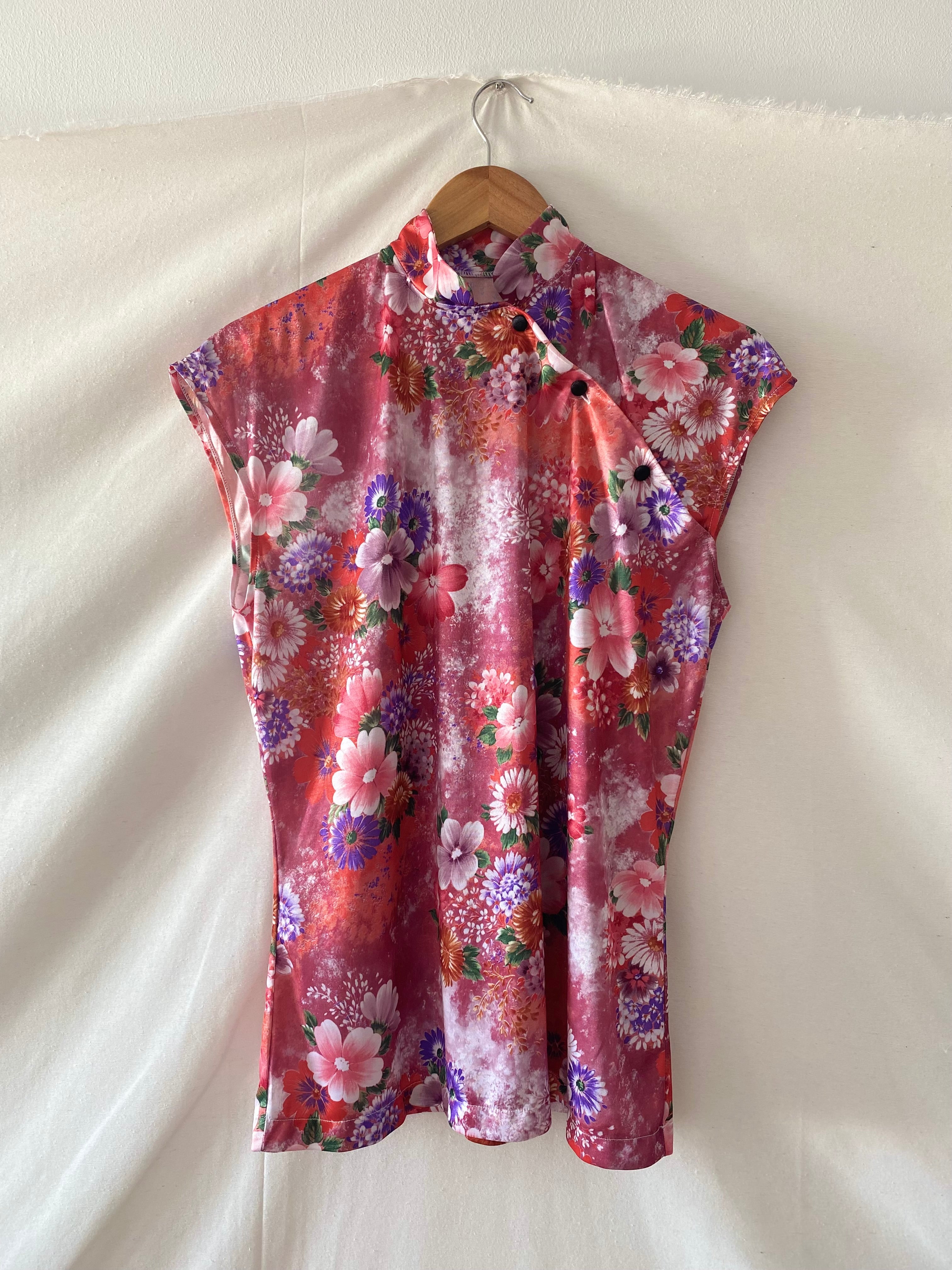 Top vintage flores