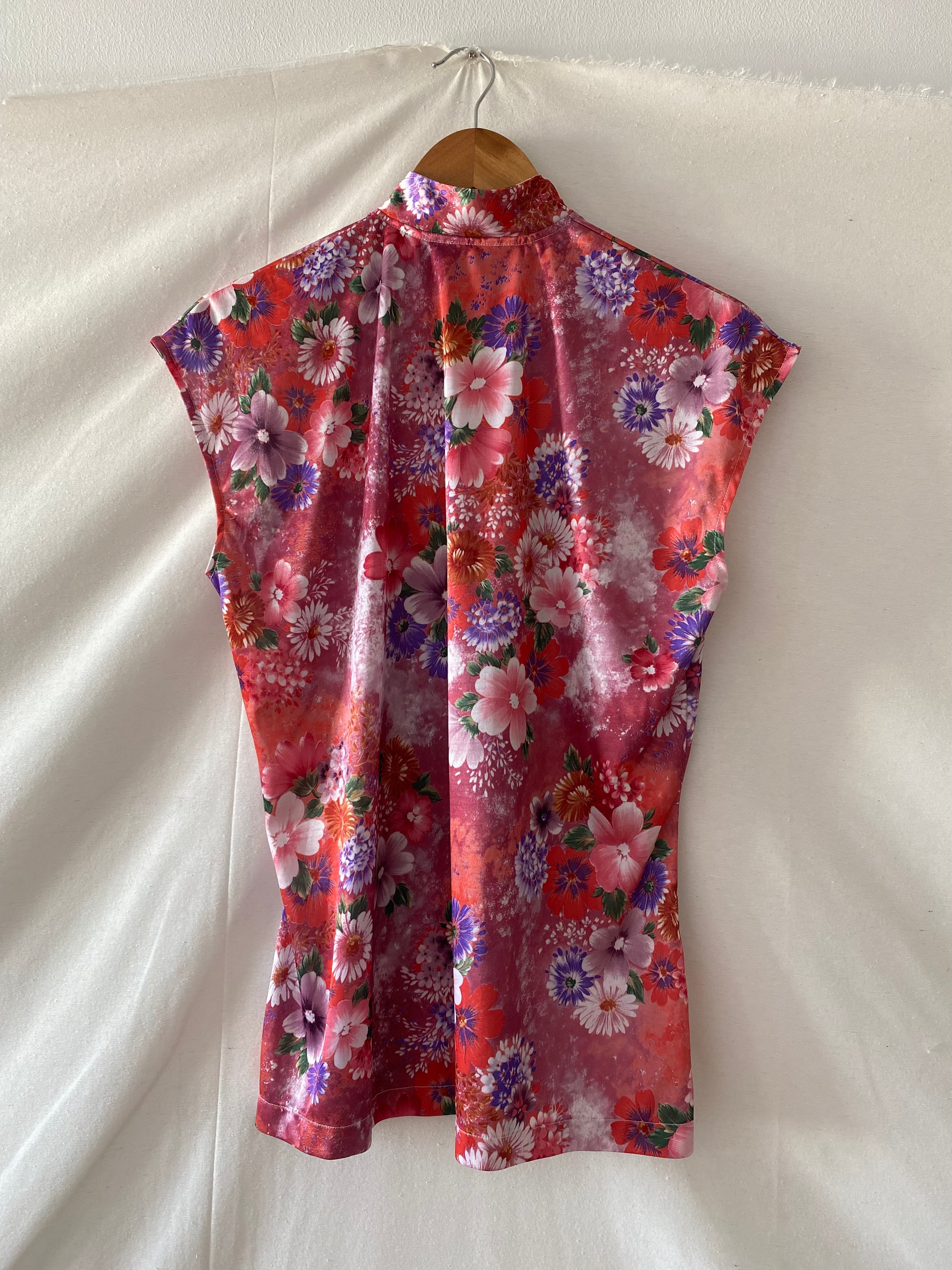 Top vintage flores