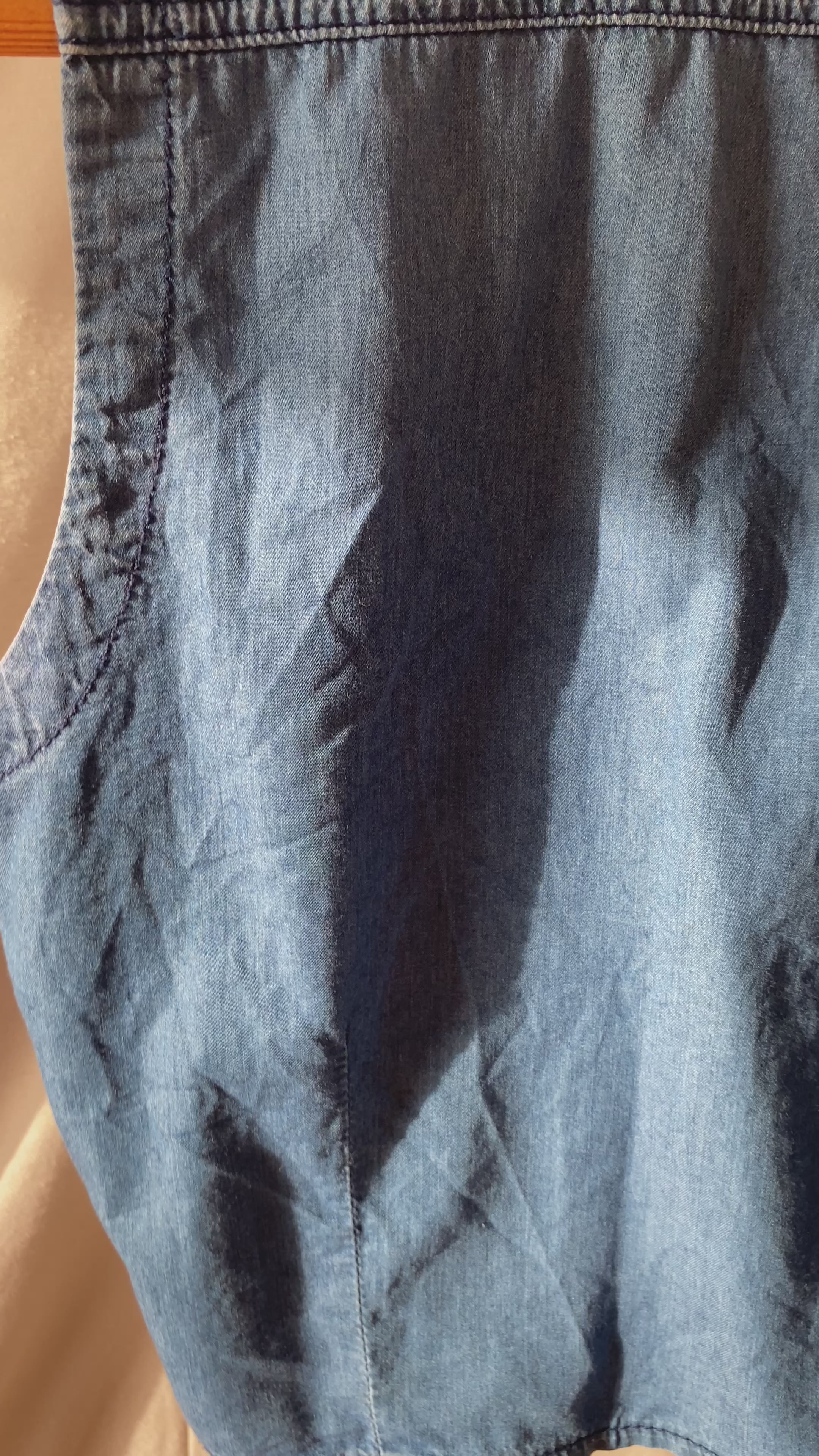 Denim top Topshop