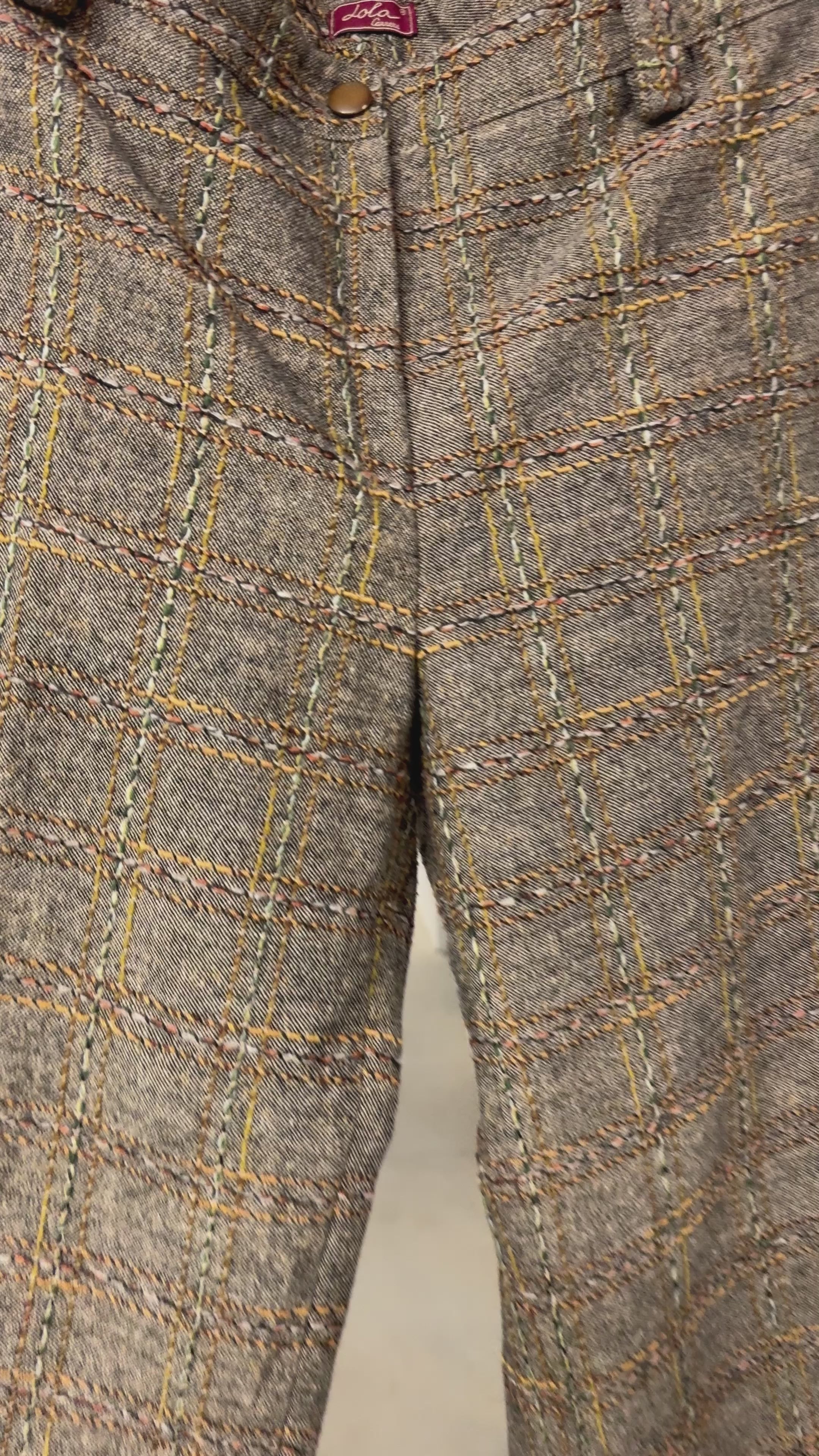 Traje de pantalón vintage Lola Carrera