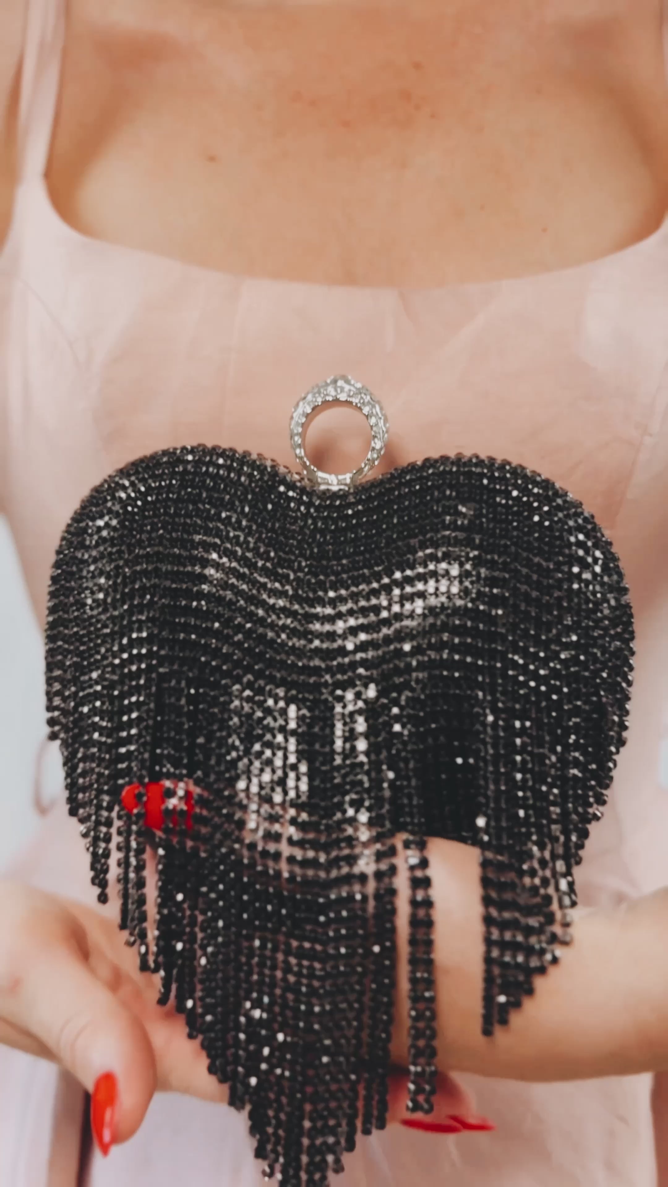 Vestido vintage seda