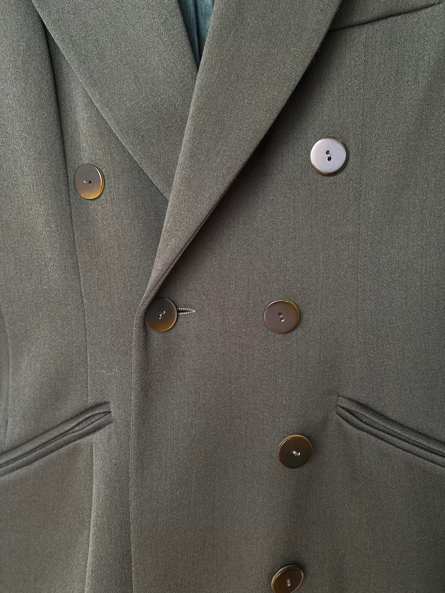 Blazer vintage verde olivo