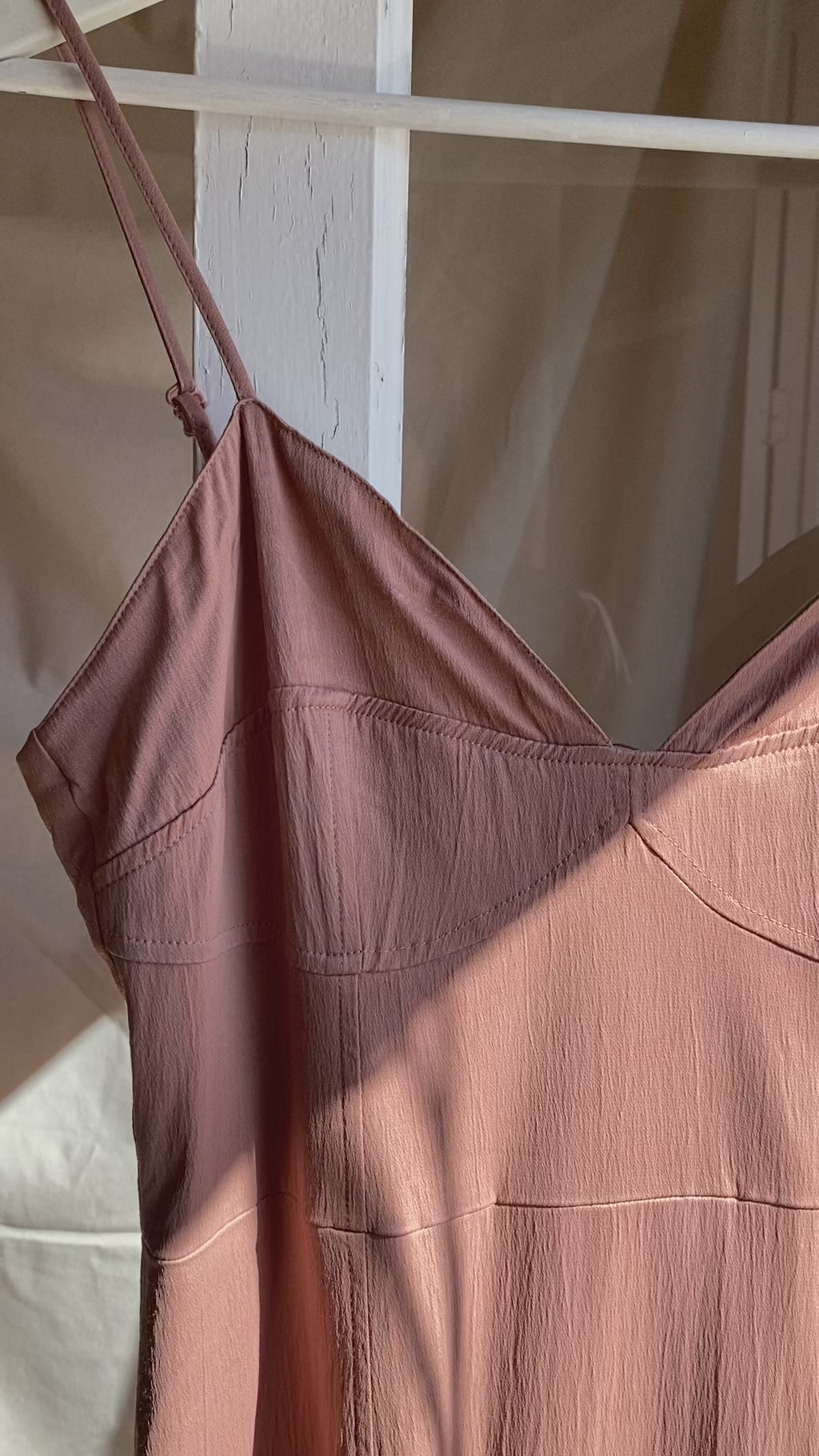 Vestido satén H&M