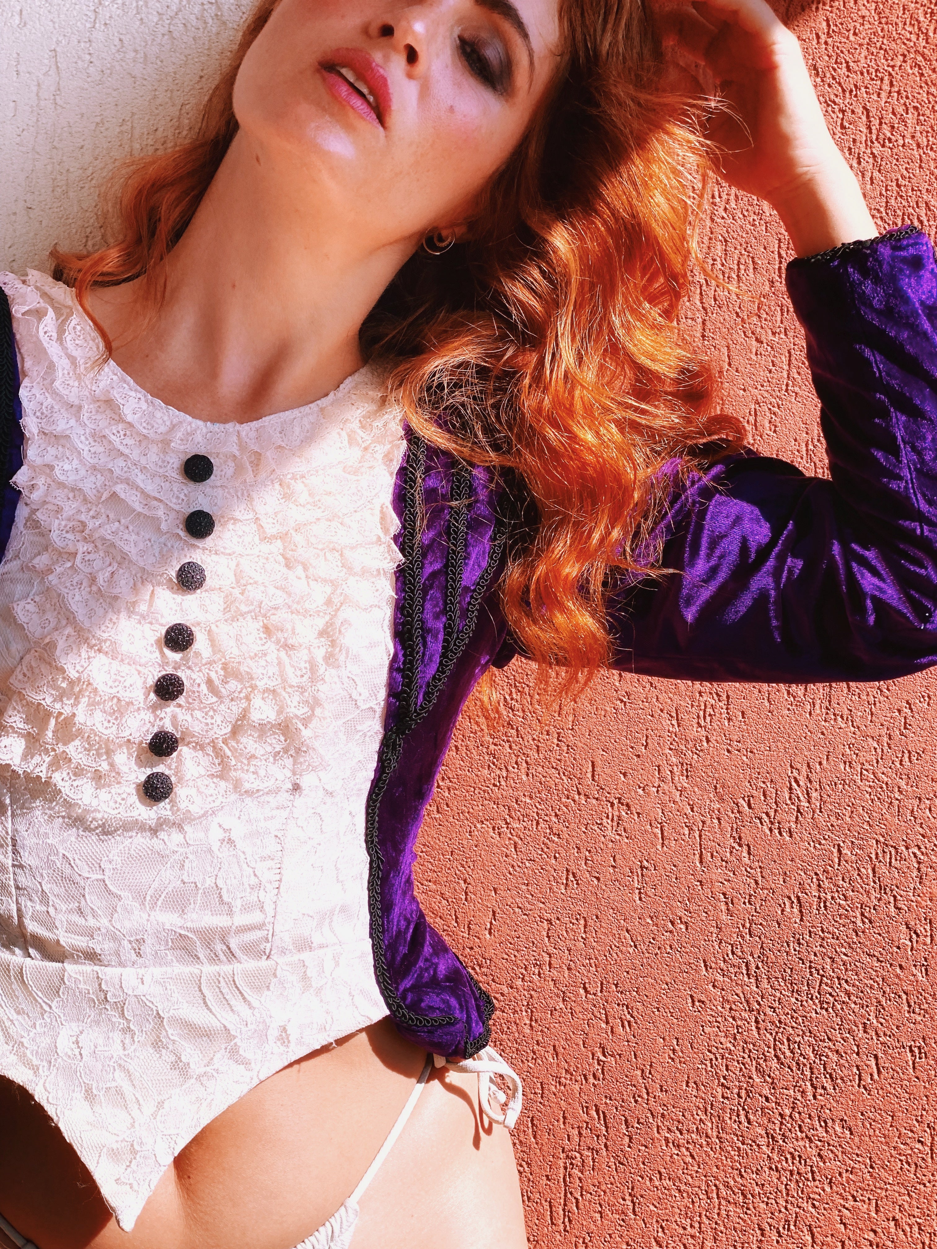 Top barroco vintage