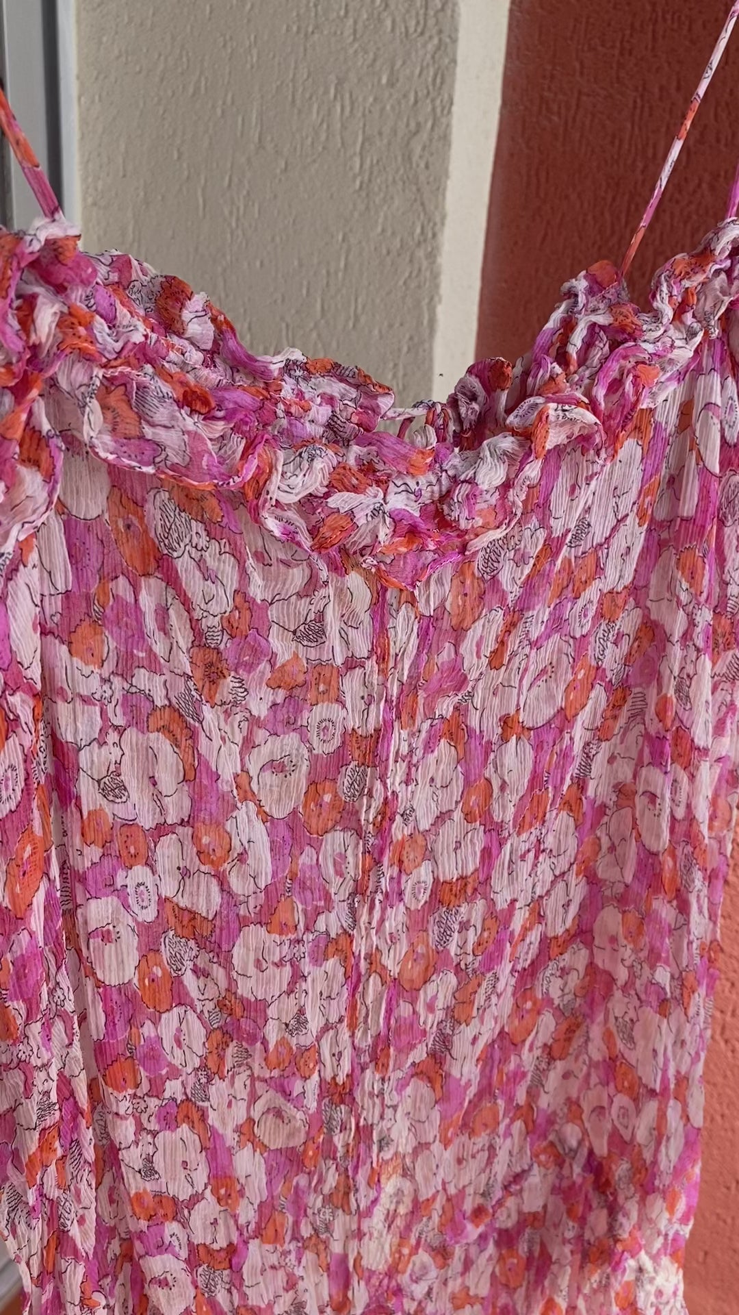 Mini vestido seda