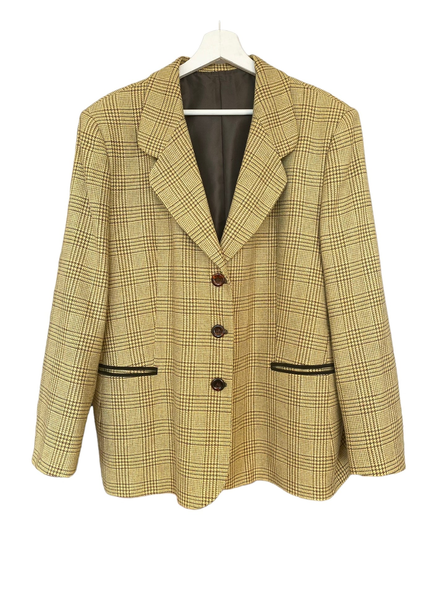 Blazer de cuadros vintage