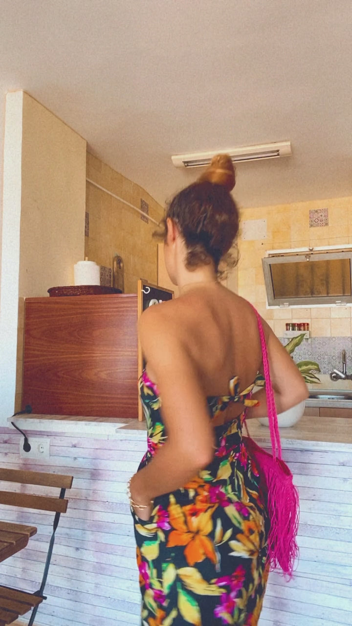 Vestido tropical