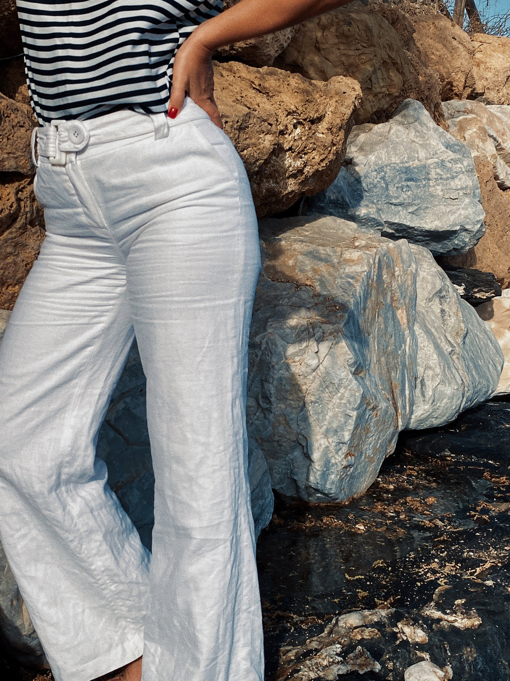Pantalón lino Next