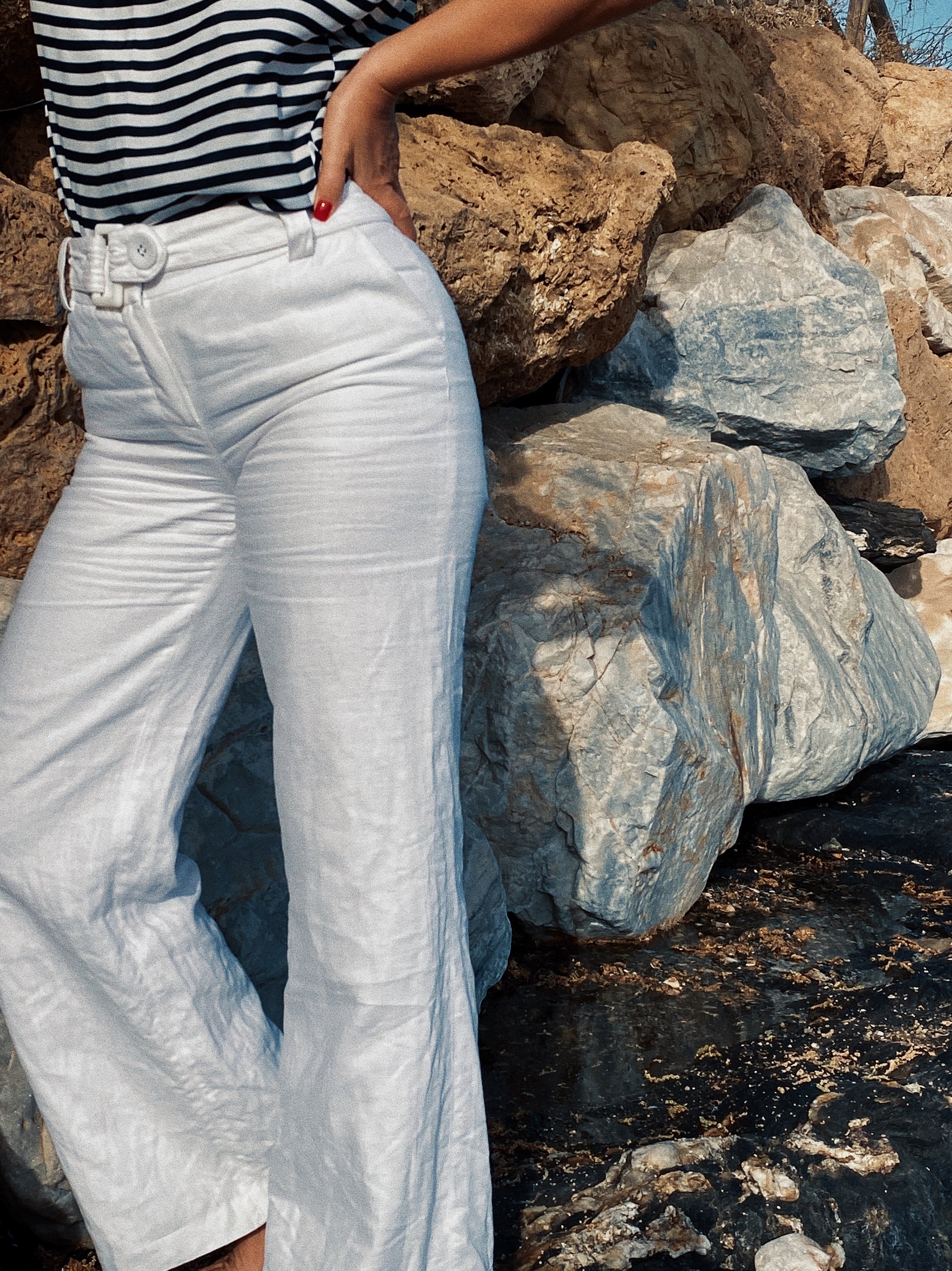 Pantalón lino Next