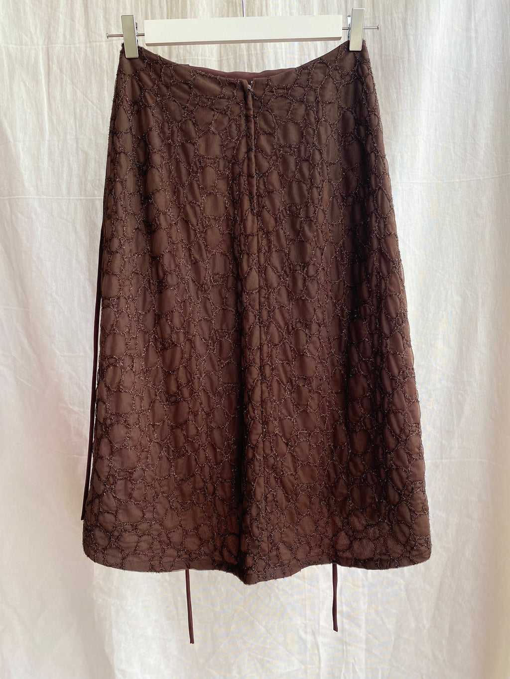 Vestido vintage marrón