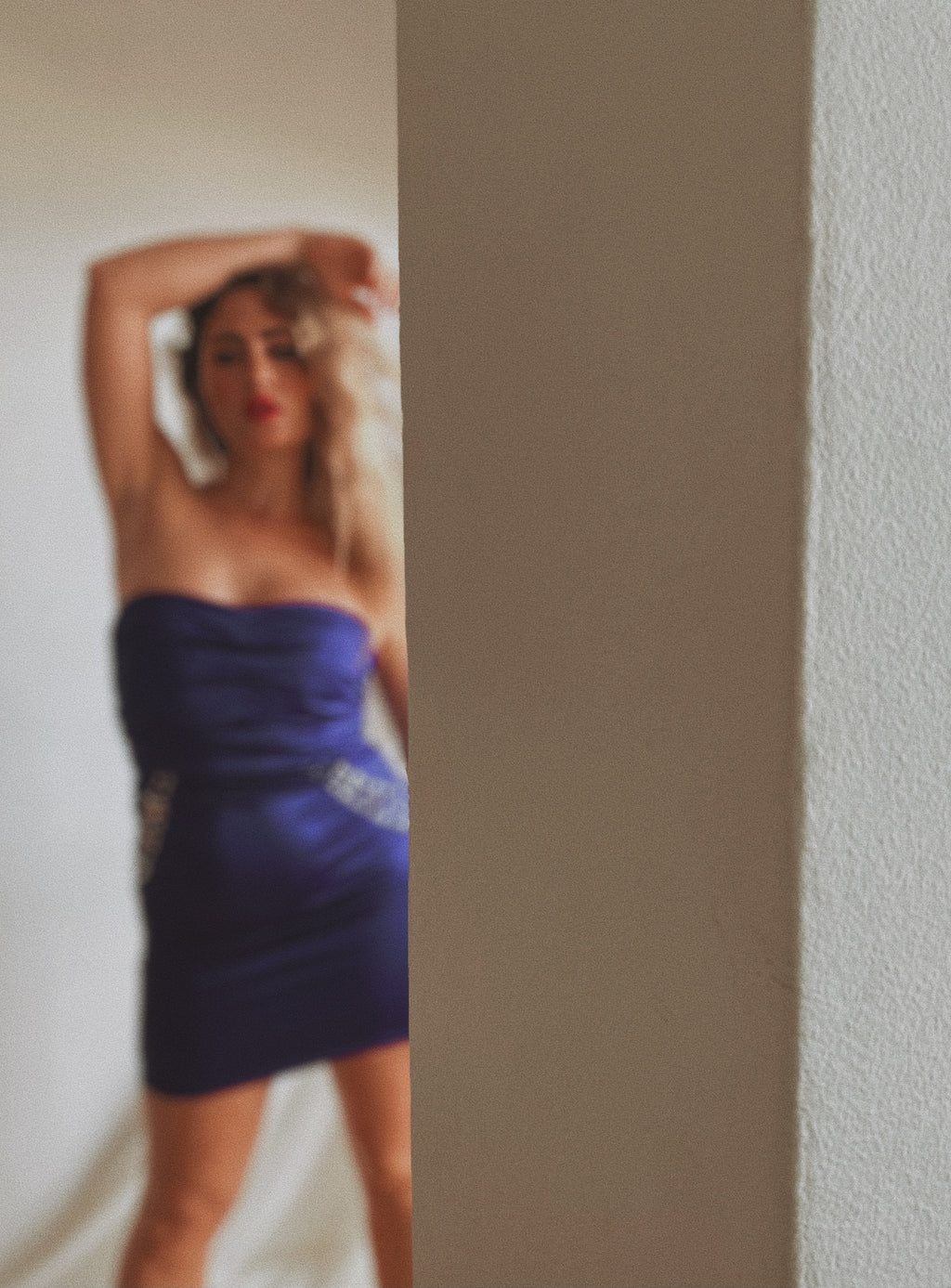 Vestido satén Usco