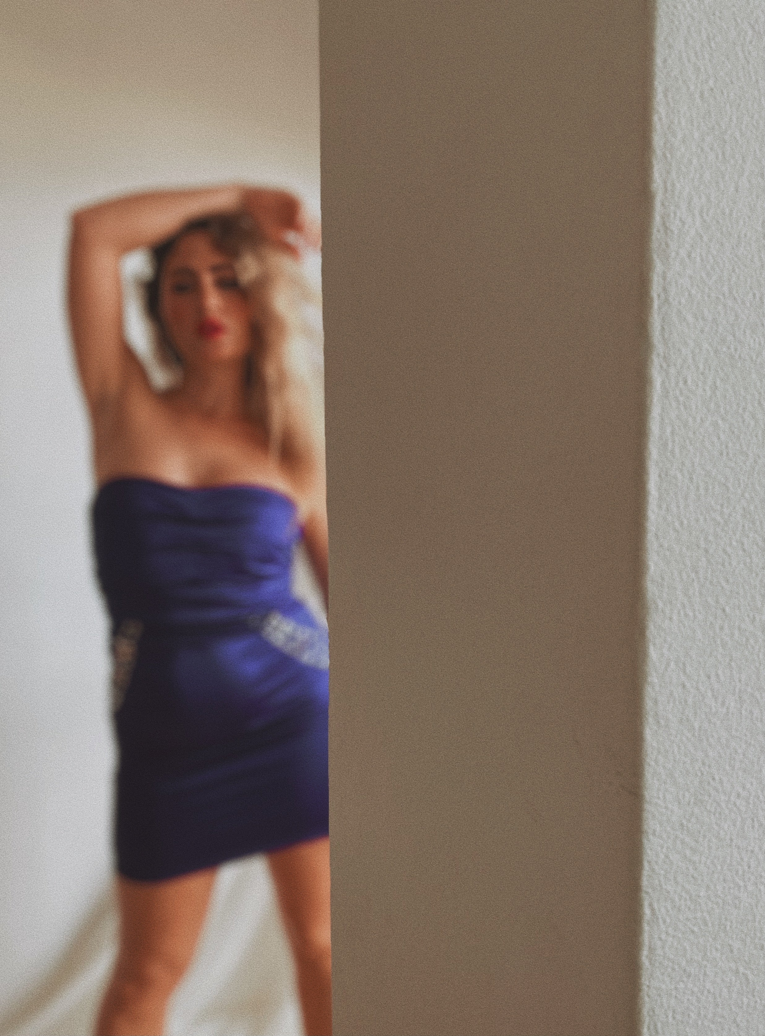 Vestido satén Usco