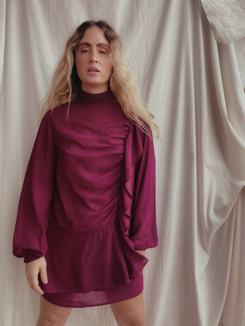 Vestido gasa Phébé Paris
