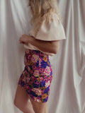 Falda estampada Zara