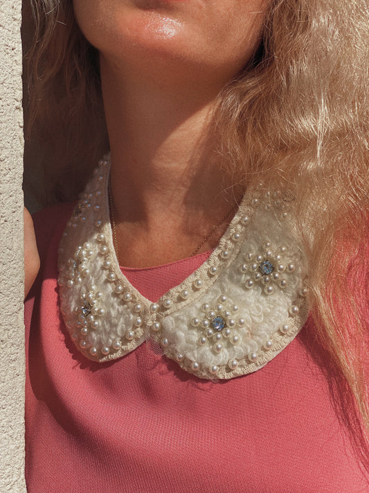 Cuello borreguito vintage