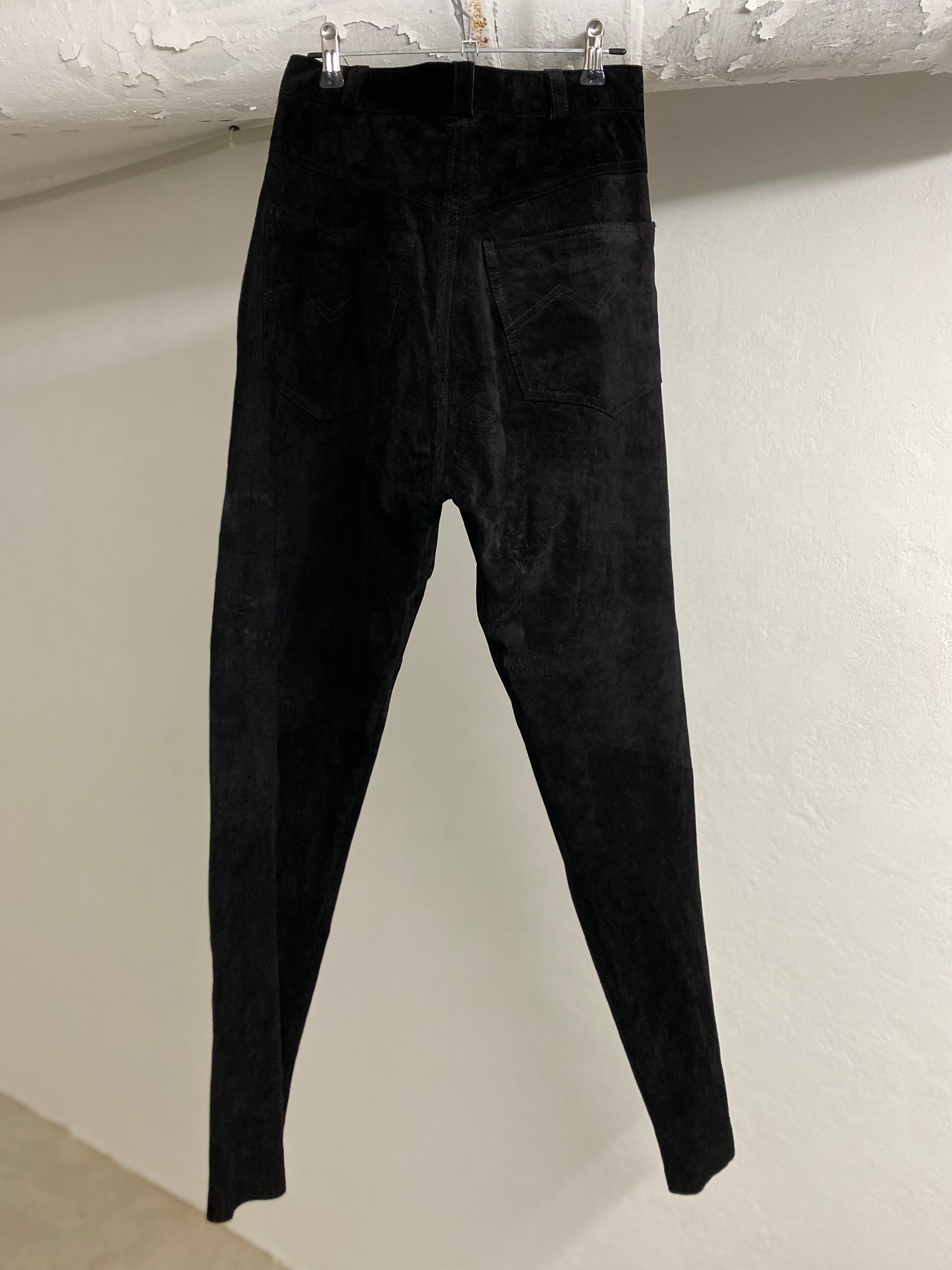 Pantalón vintage de piel