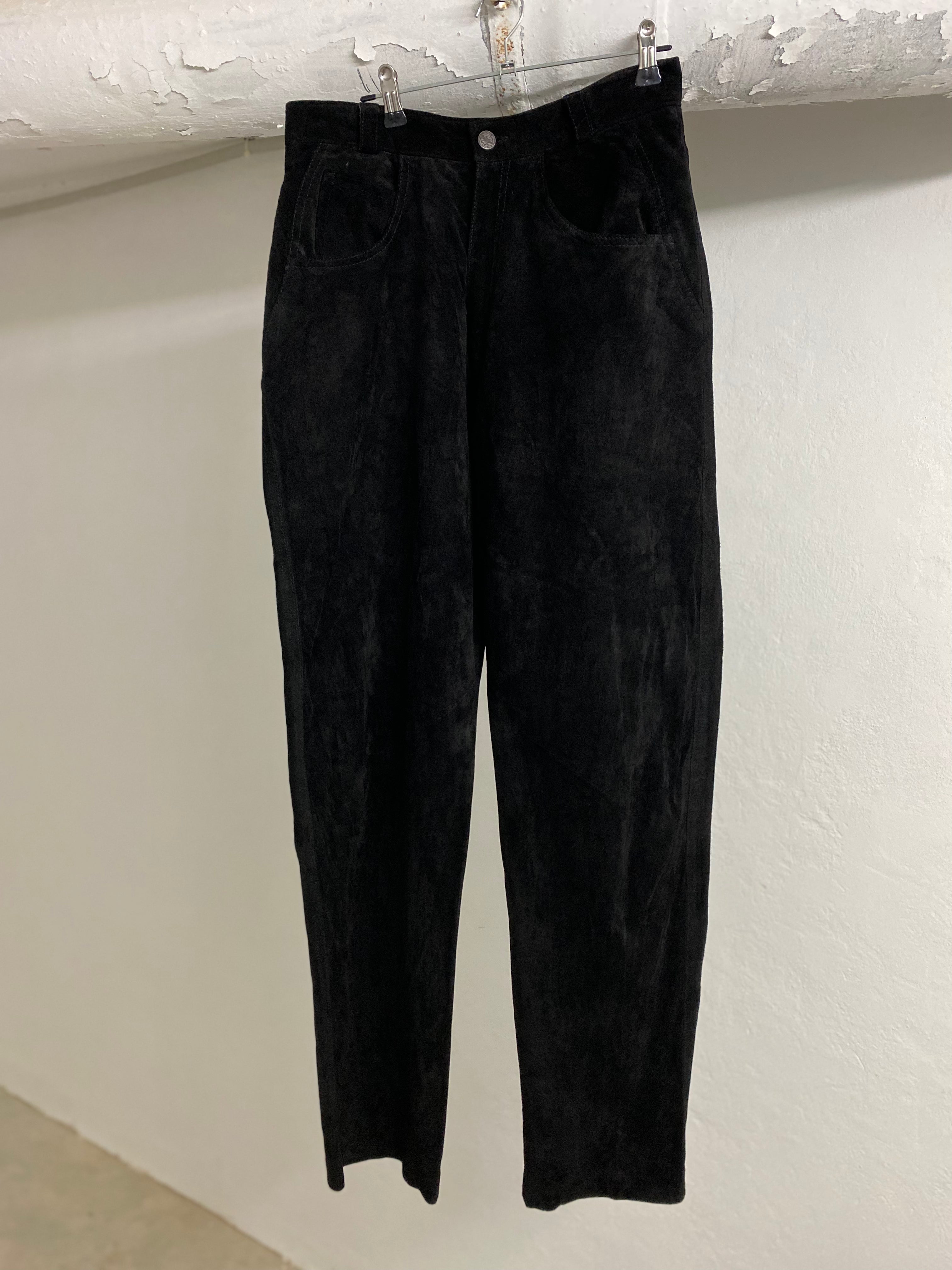 Pantalón vintage de piel